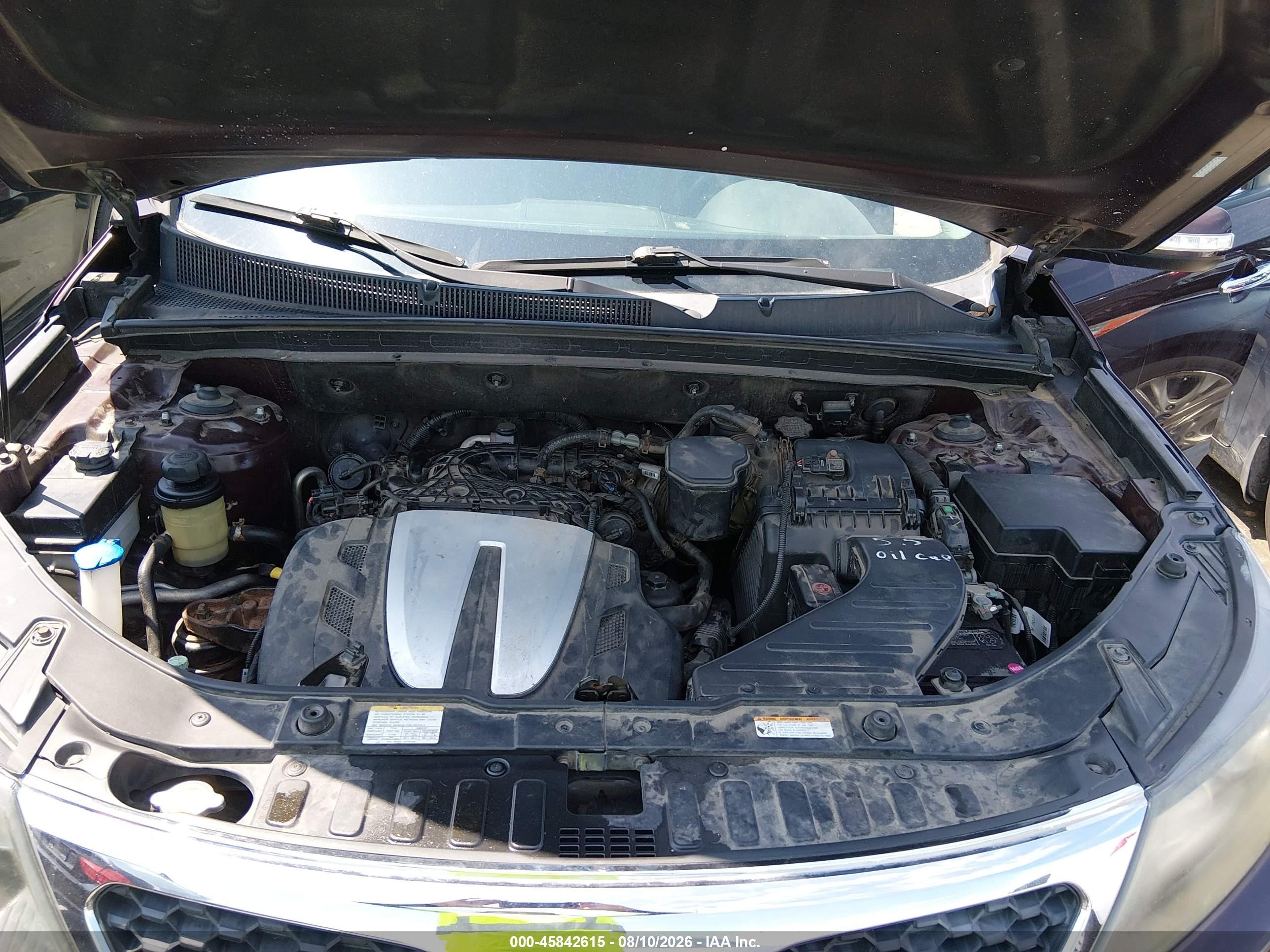 2011 Kia Sorento Ex V6 Бордовый vin: 5XYKUDA25BG097990