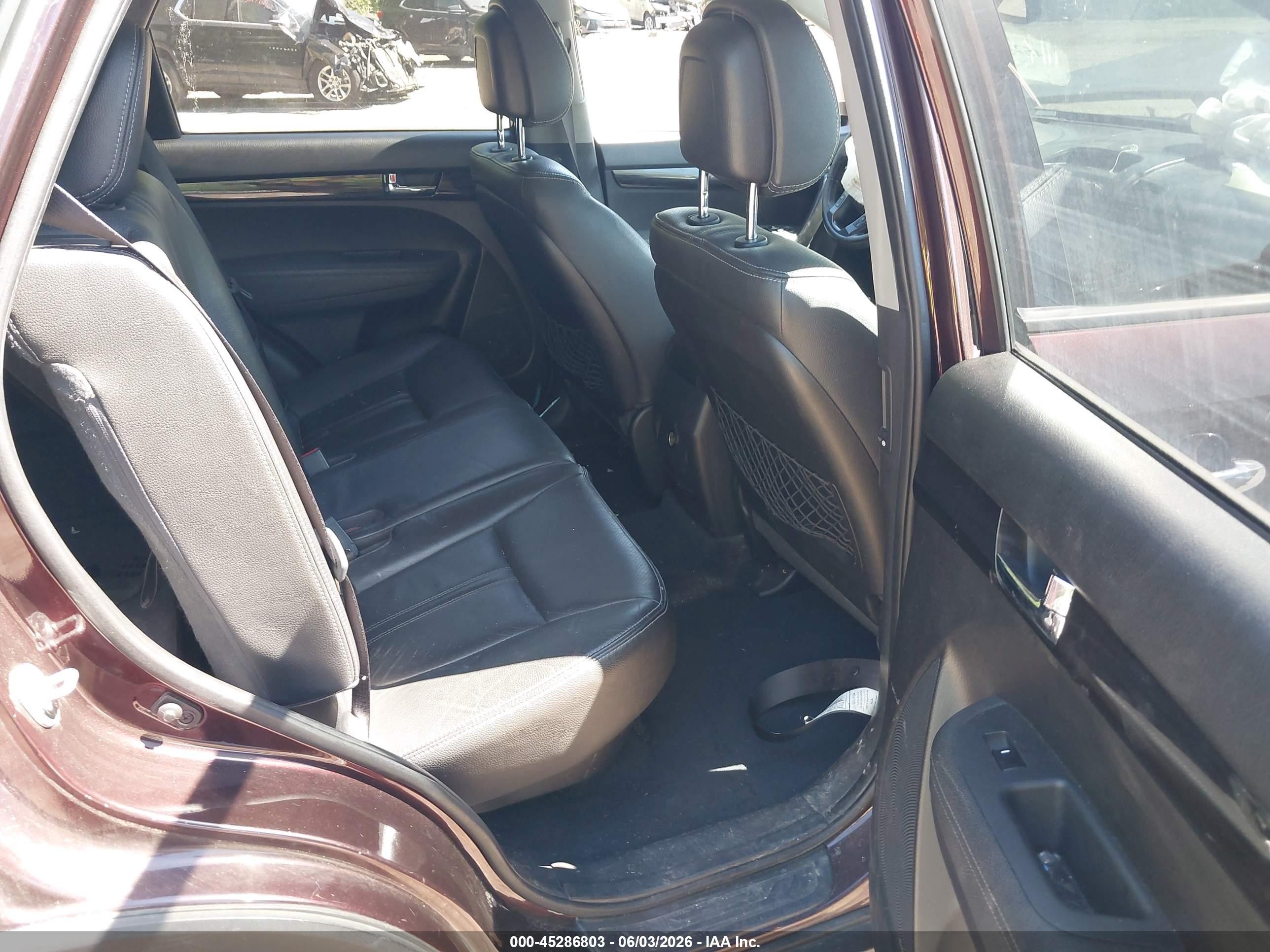 2011 Kia Sorento Ex V6 Purple vin: 5XYKUDA25BG101455