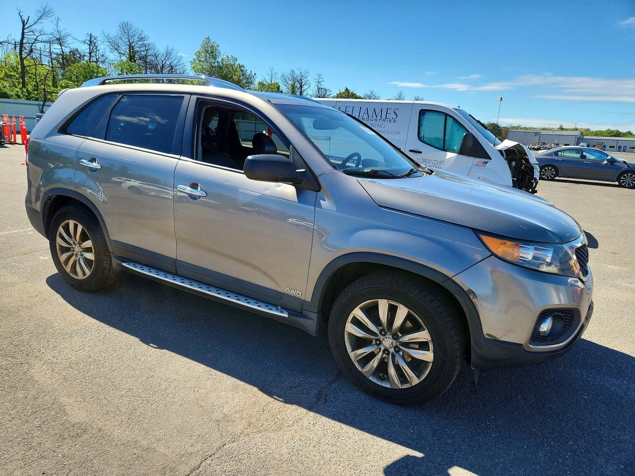 2011 Kia Sorento Ex Gray vin: 5XYKUDA25BG179119