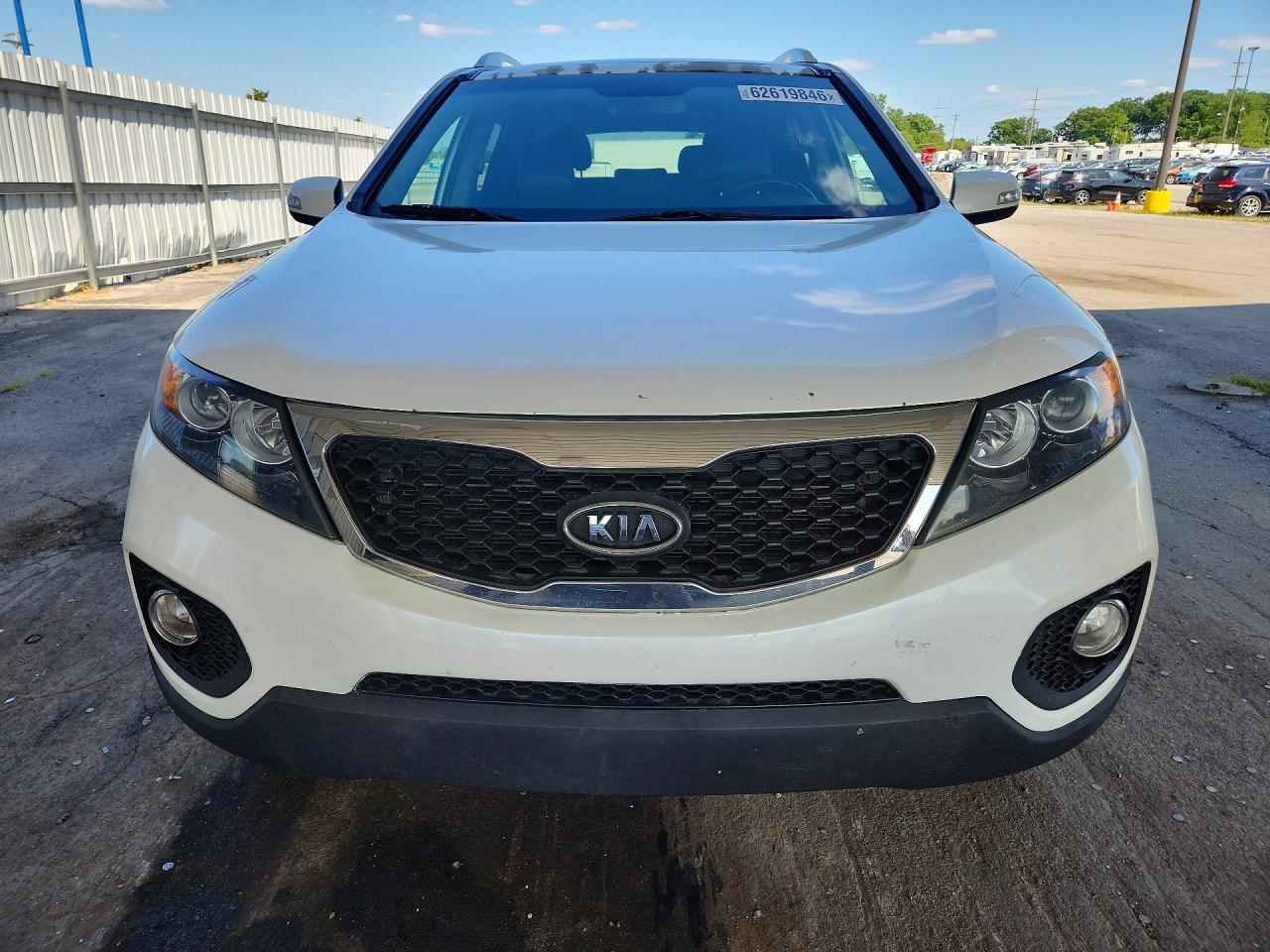 2012 Kia Sorento Ex White vin: 5XYKUDA25CG244746