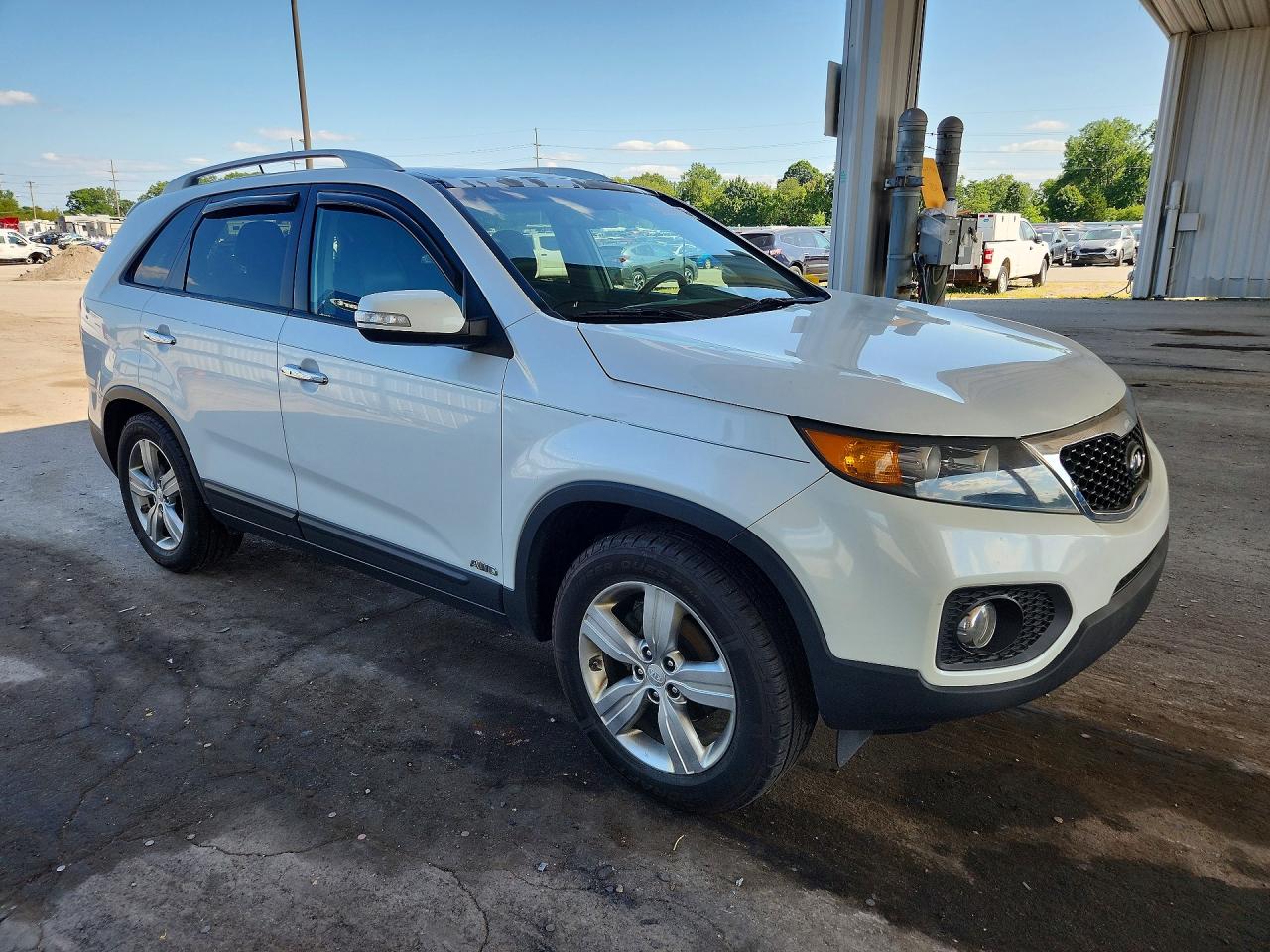 2012 Kia Sorento Ex White vin: 5XYKUDA25CG244746