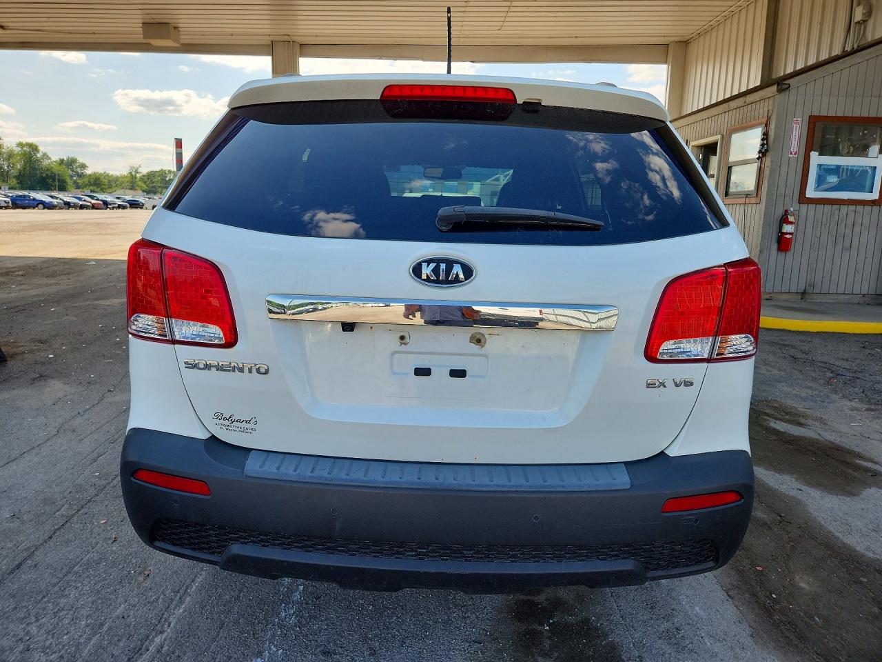 2012 Kia Sorento Ex White vin: 5XYKUDA25CG244746