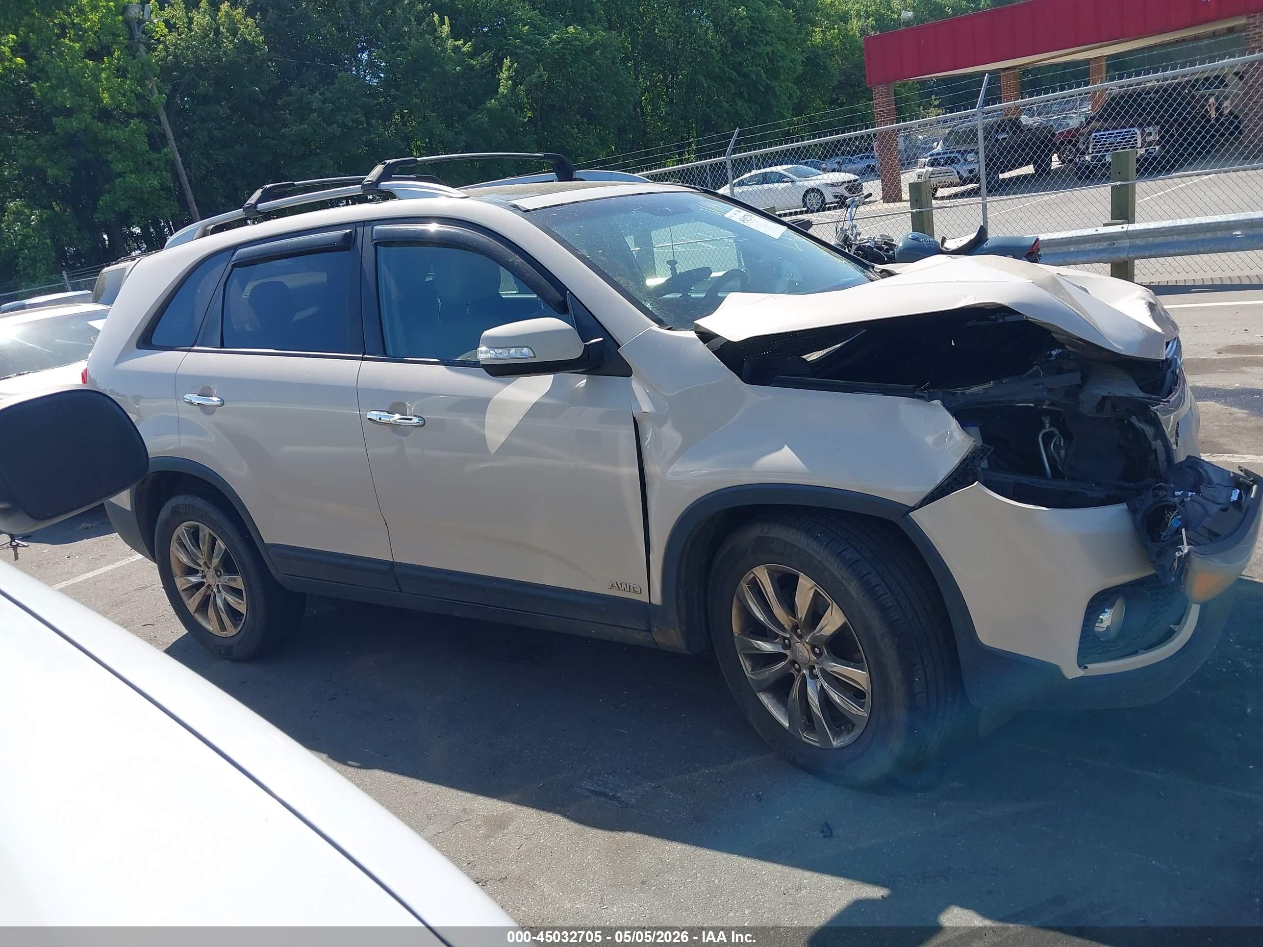 2011 Kia Sorento Ex V6 Кремовый vin: 5XYKUDA26BG037846