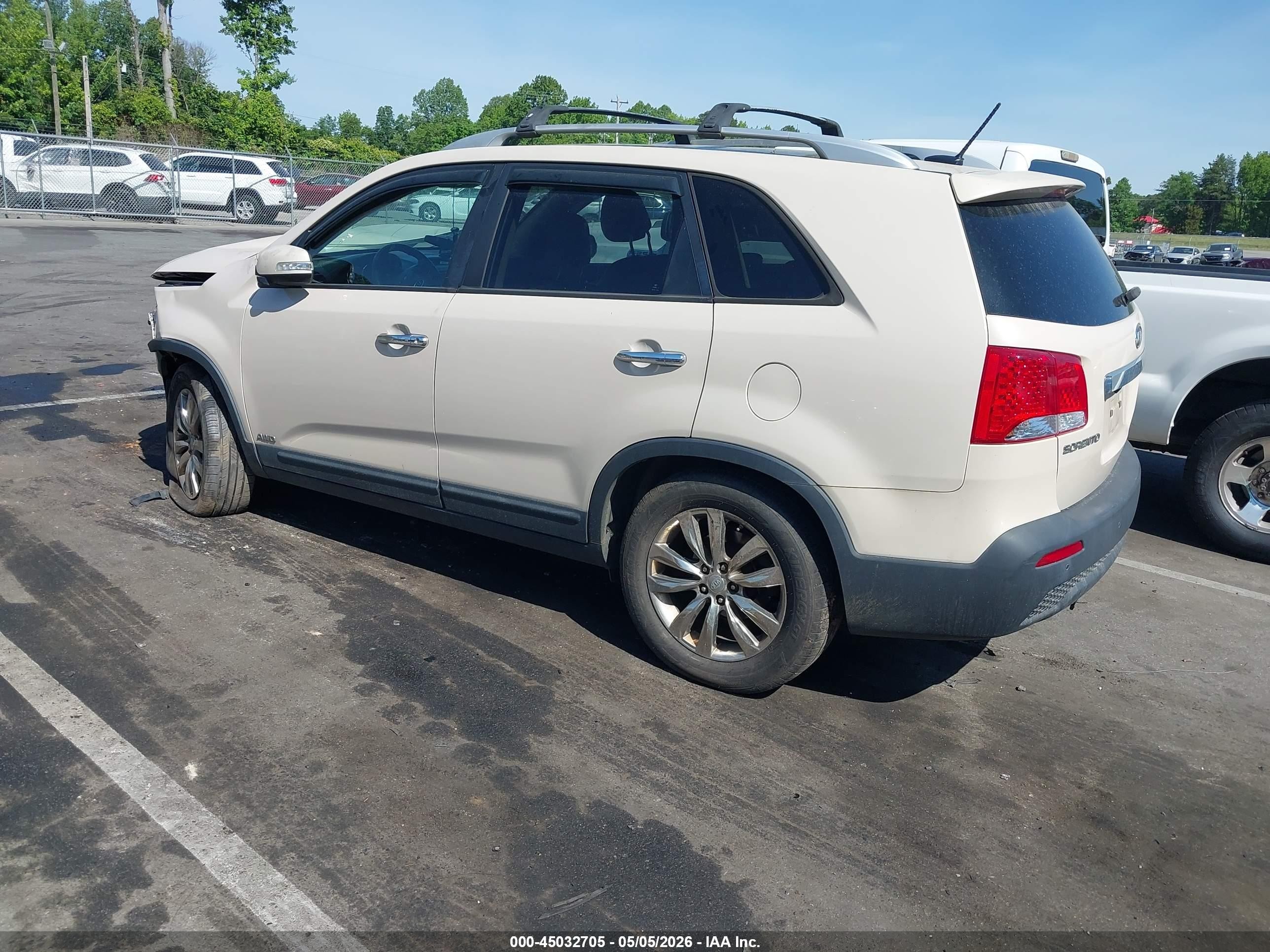 2011 Kia Sorento Ex V6 Кремовый vin: 5XYKUDA26BG037846