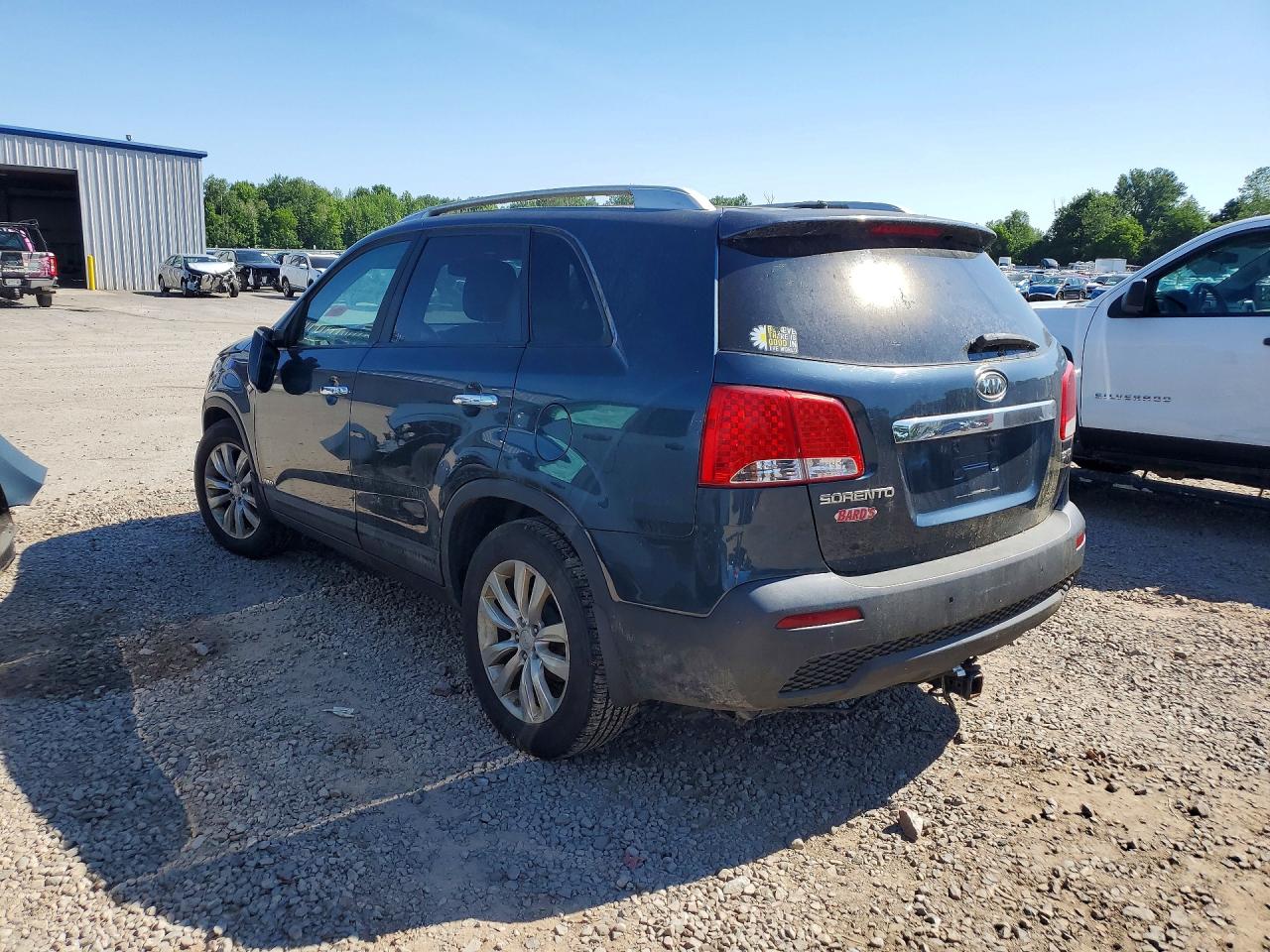 2011 Kia Sorento Ex Blue vin: 5XYKUDA27BG062805