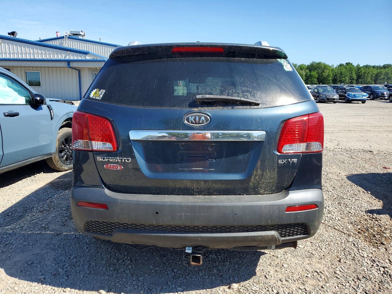 2011 Kia Sorento Ex Blue vin: 5XYKUDA27BG062805
