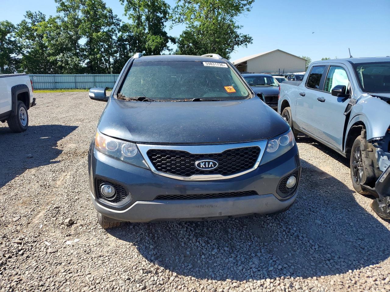 2011 Kia Sorento Ex Blue vin: 5XYKUDA27BG062805