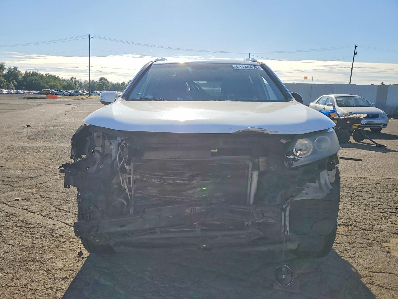 2011 Kia Sorento Ex White vin: 5XYKUDA27BG141066