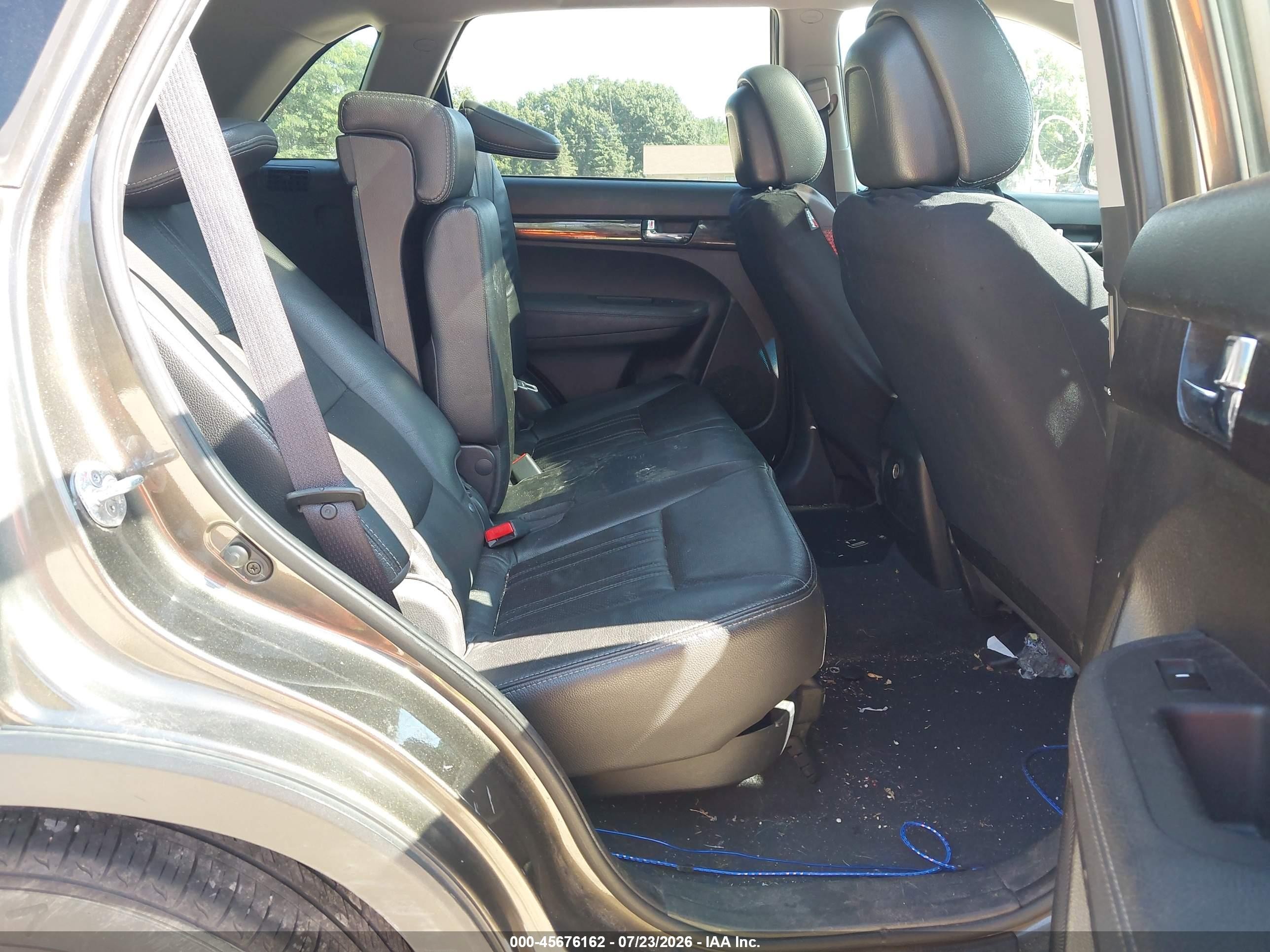 2012 Kia Sorento Ex V6 Brown vin: 5XYKUDA27CG278770