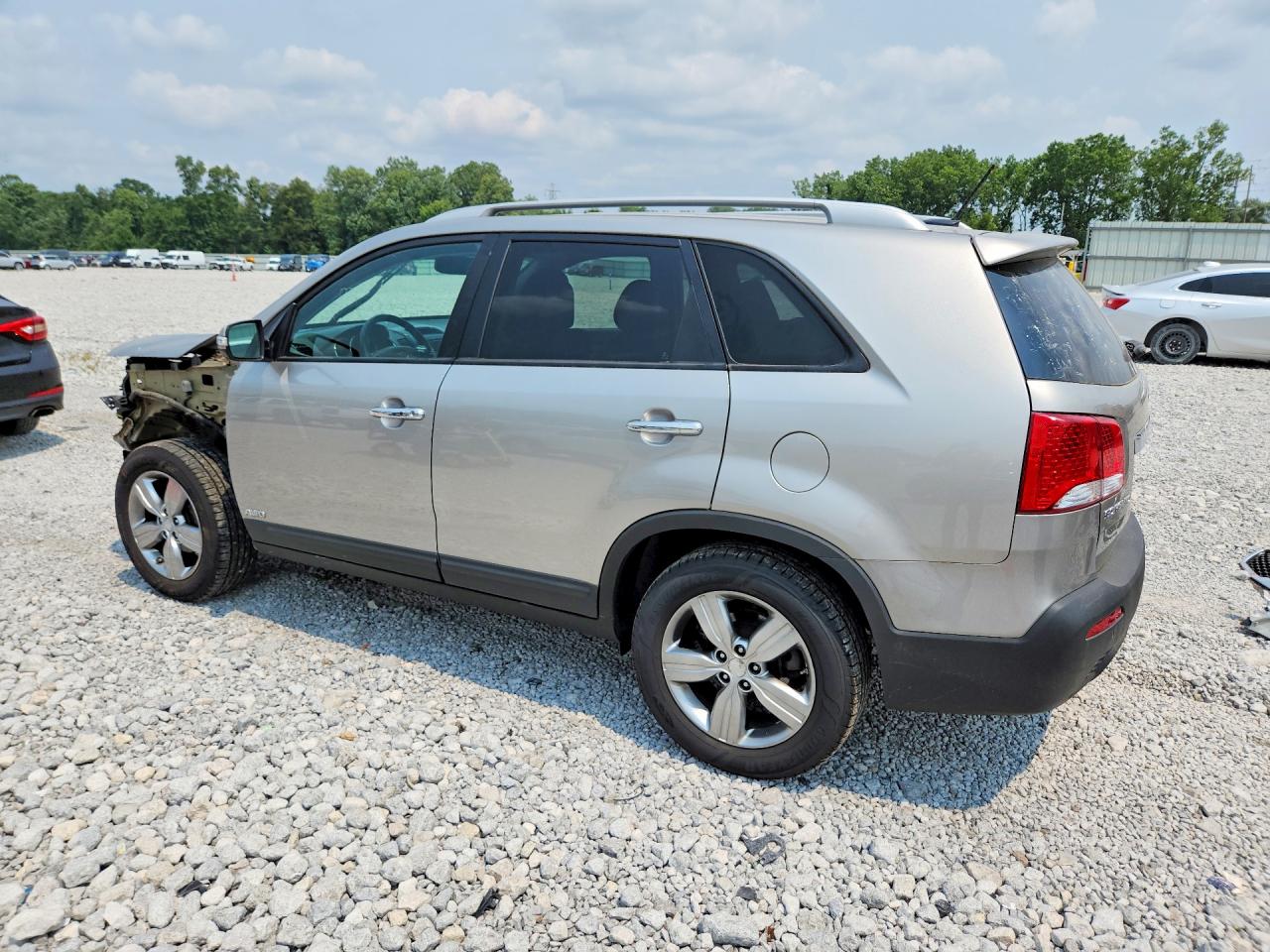 2013 Kia Sorento Ex Silver vin: 5XYKUDA27DG384394