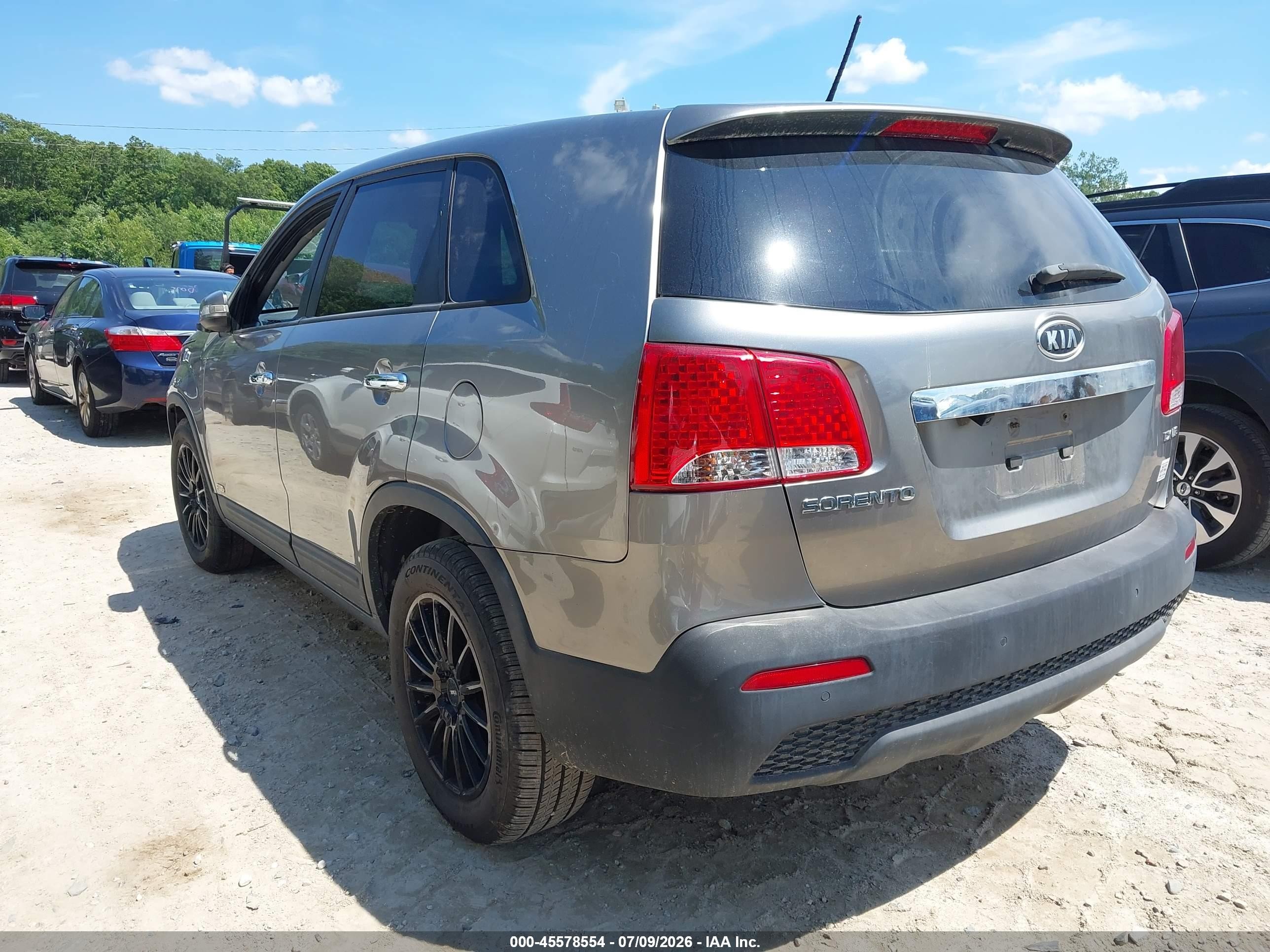 2011 Kia Sorento Ex V6 Beige vin: 5XYKUDA28BG022524