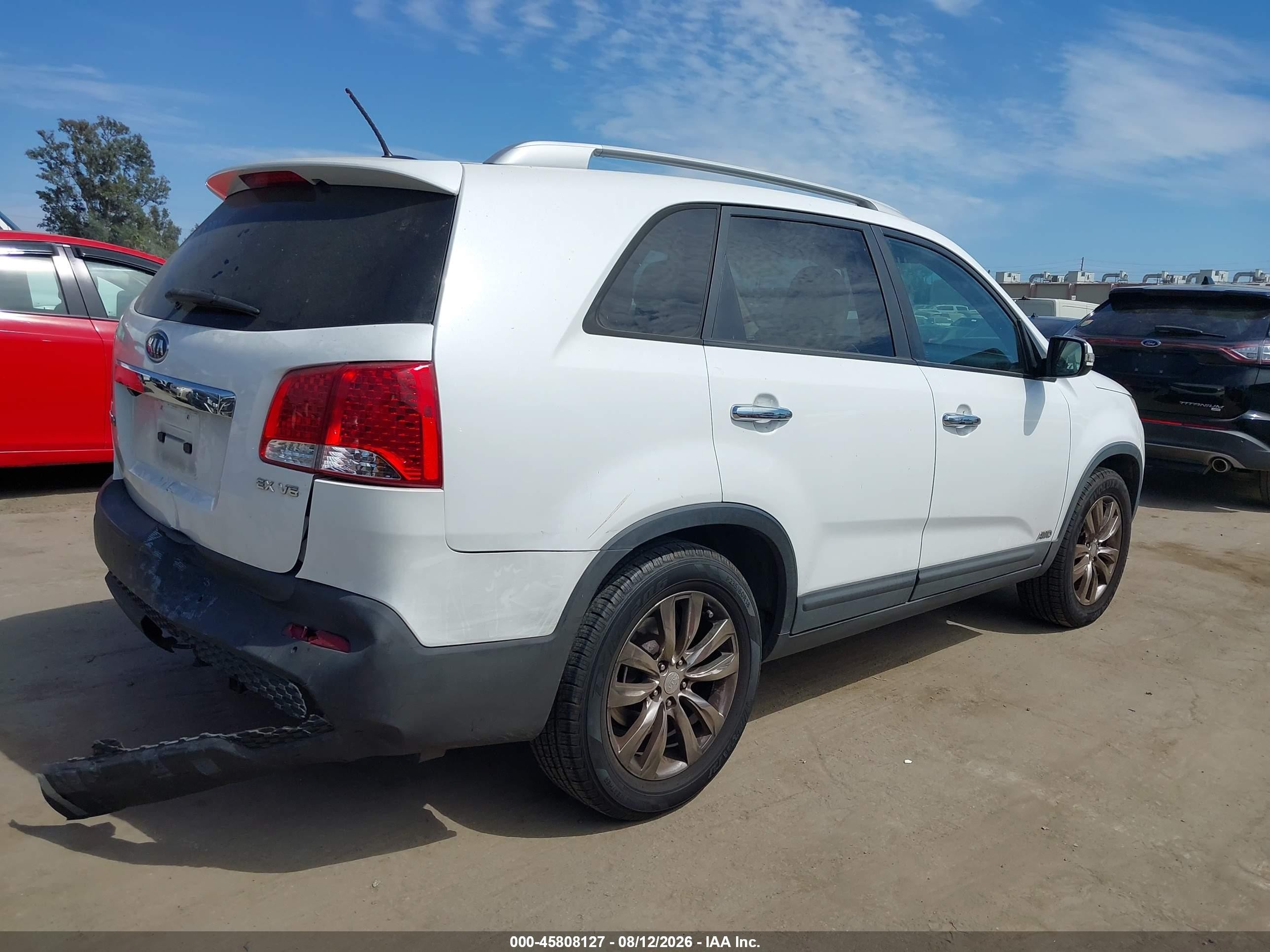 2011 Kia Sorento Ex V6 Белый vin: 5XYKUDA28BG055250