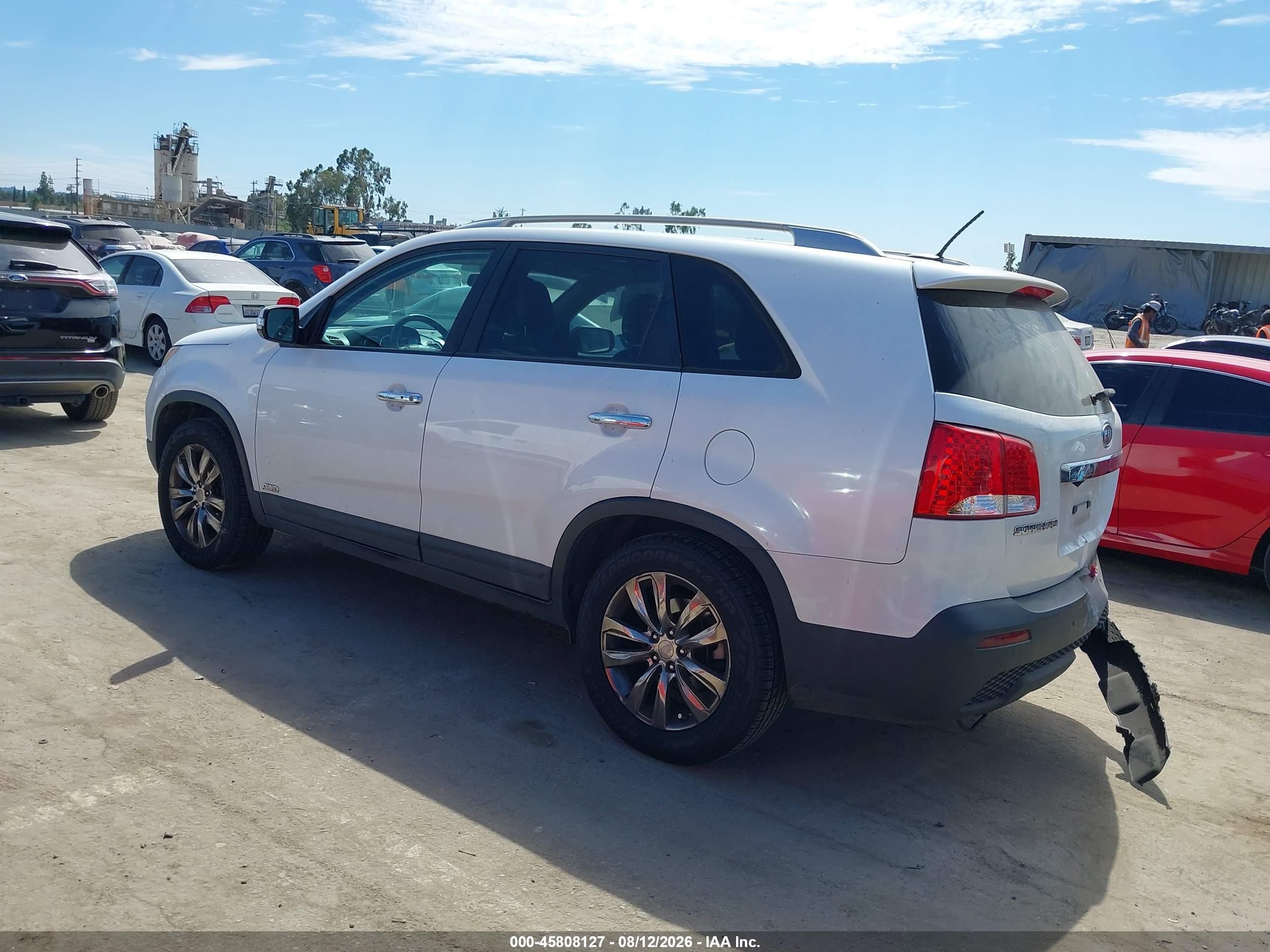 2011 Kia Sorento Ex V6 Белый vin: 5XYKUDA28BG055250