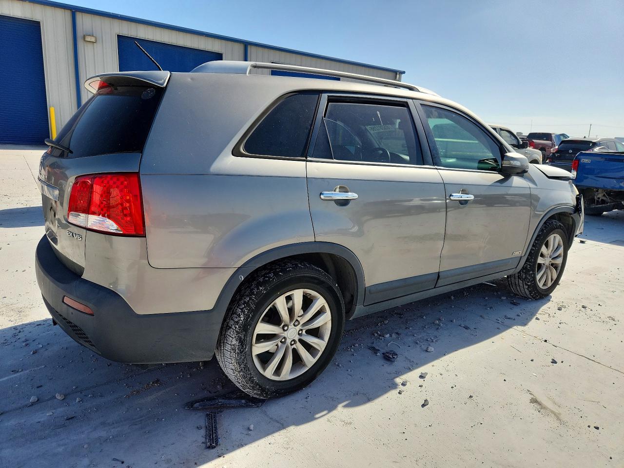 2011 Kia Sorento Ex Gray vin: 5XYKUDA28BG060058