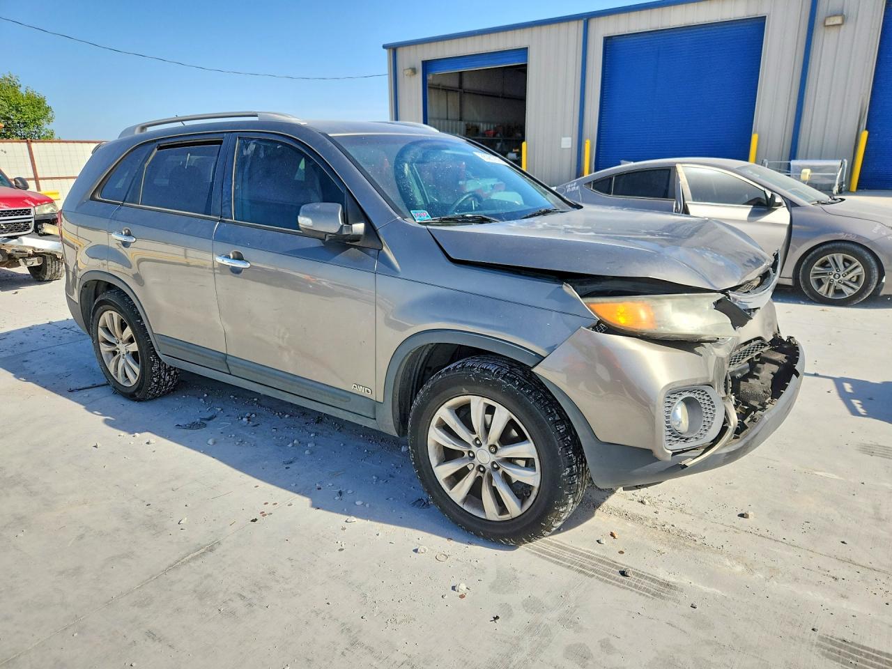 2011 Kia Sorento Ex Gray vin: 5XYKUDA28BG060058
