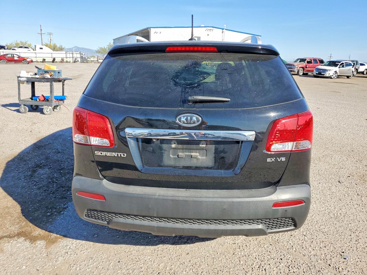 2012 Kia Sorento Black vin: 5XYKUDA28CG191654