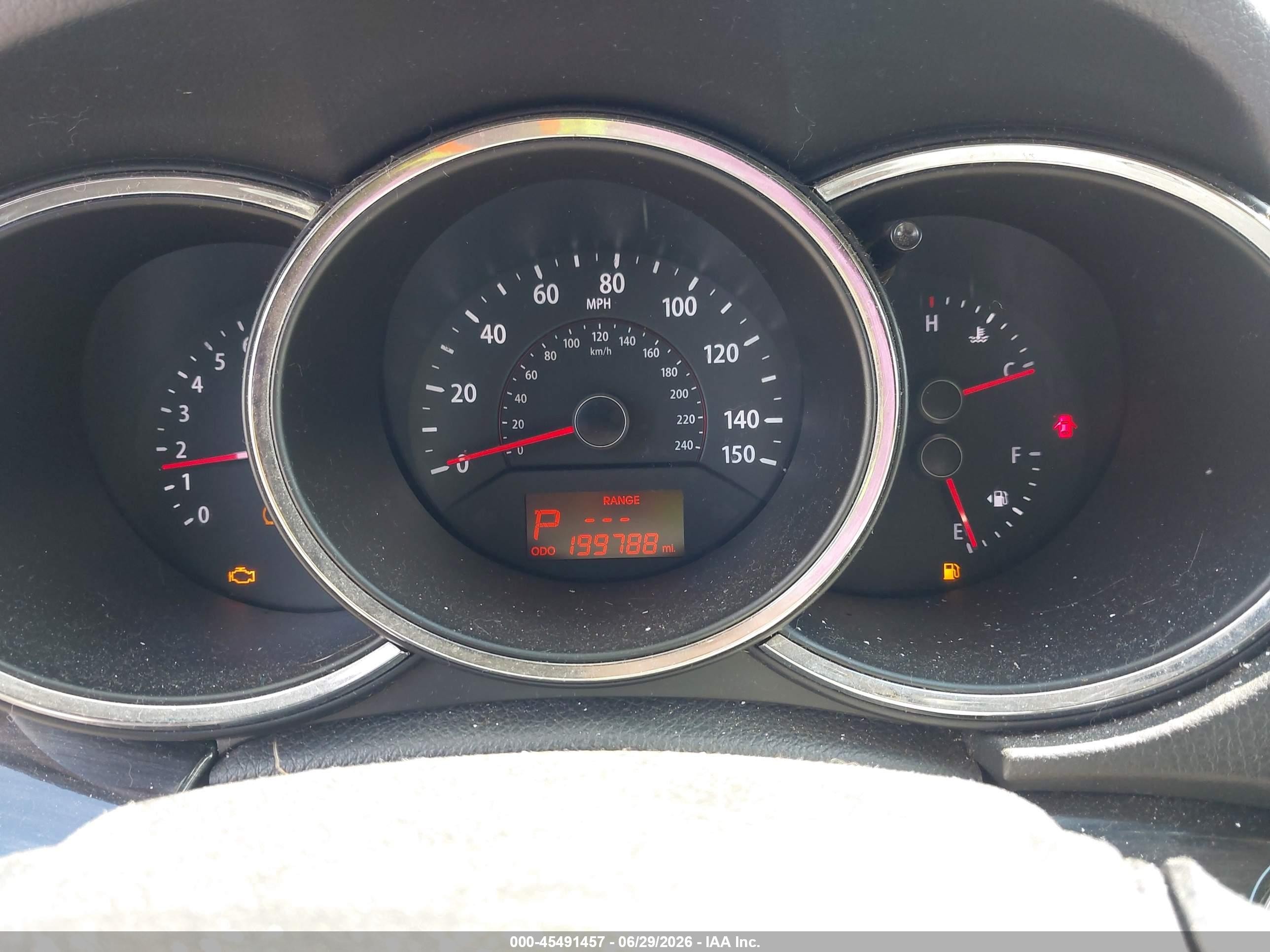 2012 Kia Sorento Ex V6 Brown vin: 5XYKUDA28CG234051