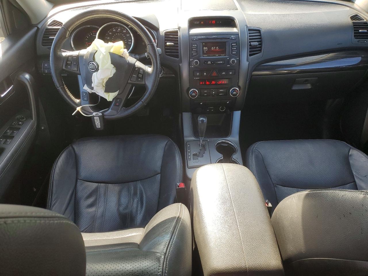 2013 Kia Sorento Ex White vin: 5XYKUDA28DG358824