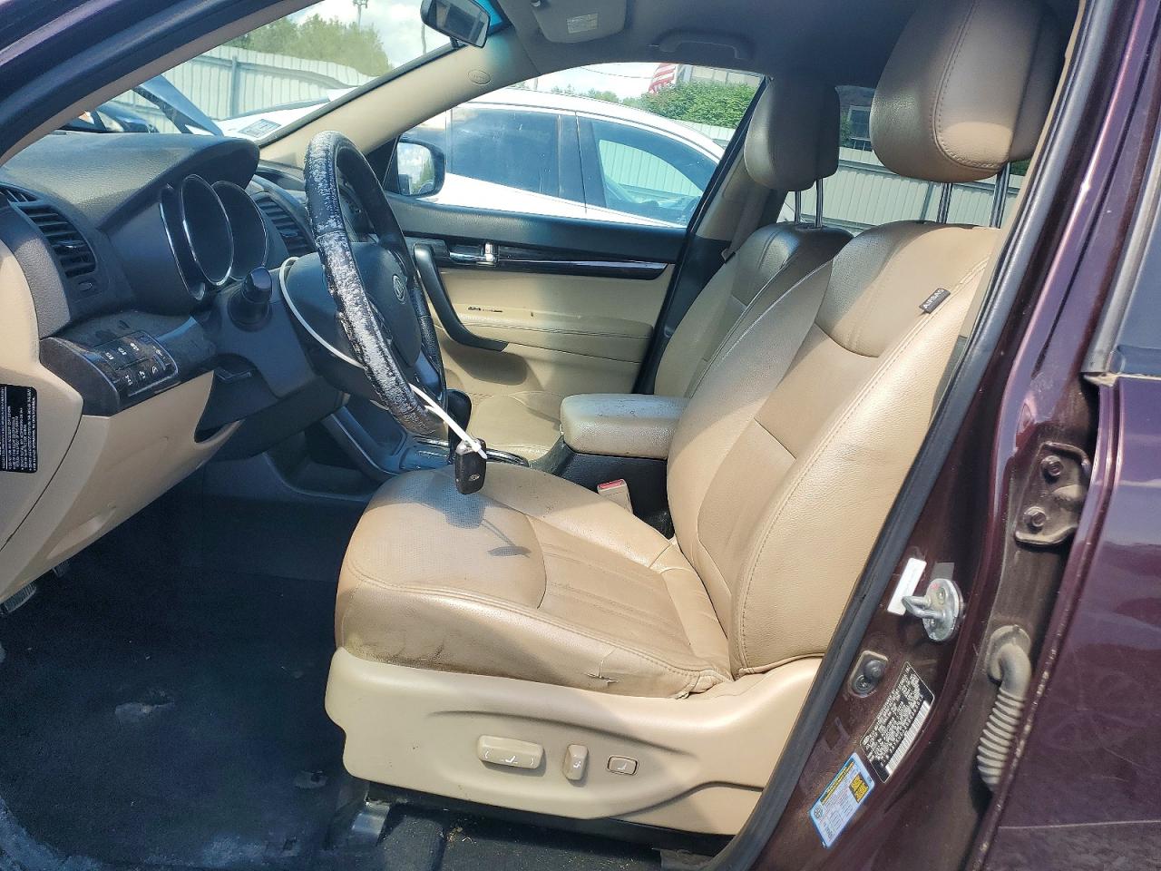 2013 Kia Sorento Ex Burgundy vin: 5XYKUDA28DG362615