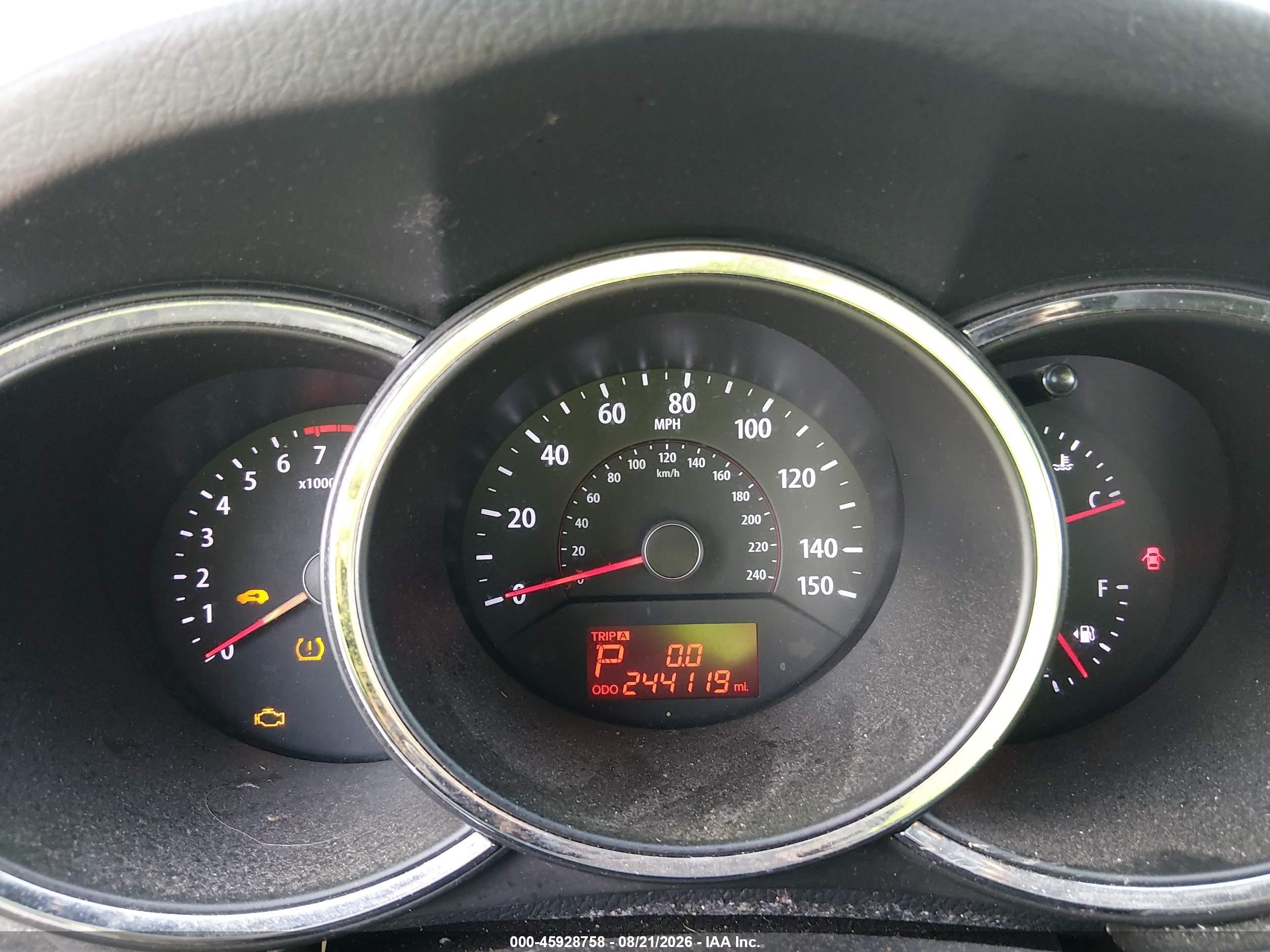 2013 Kia Sorento Ex V6 White vin: 5XYKUDA28DG370794