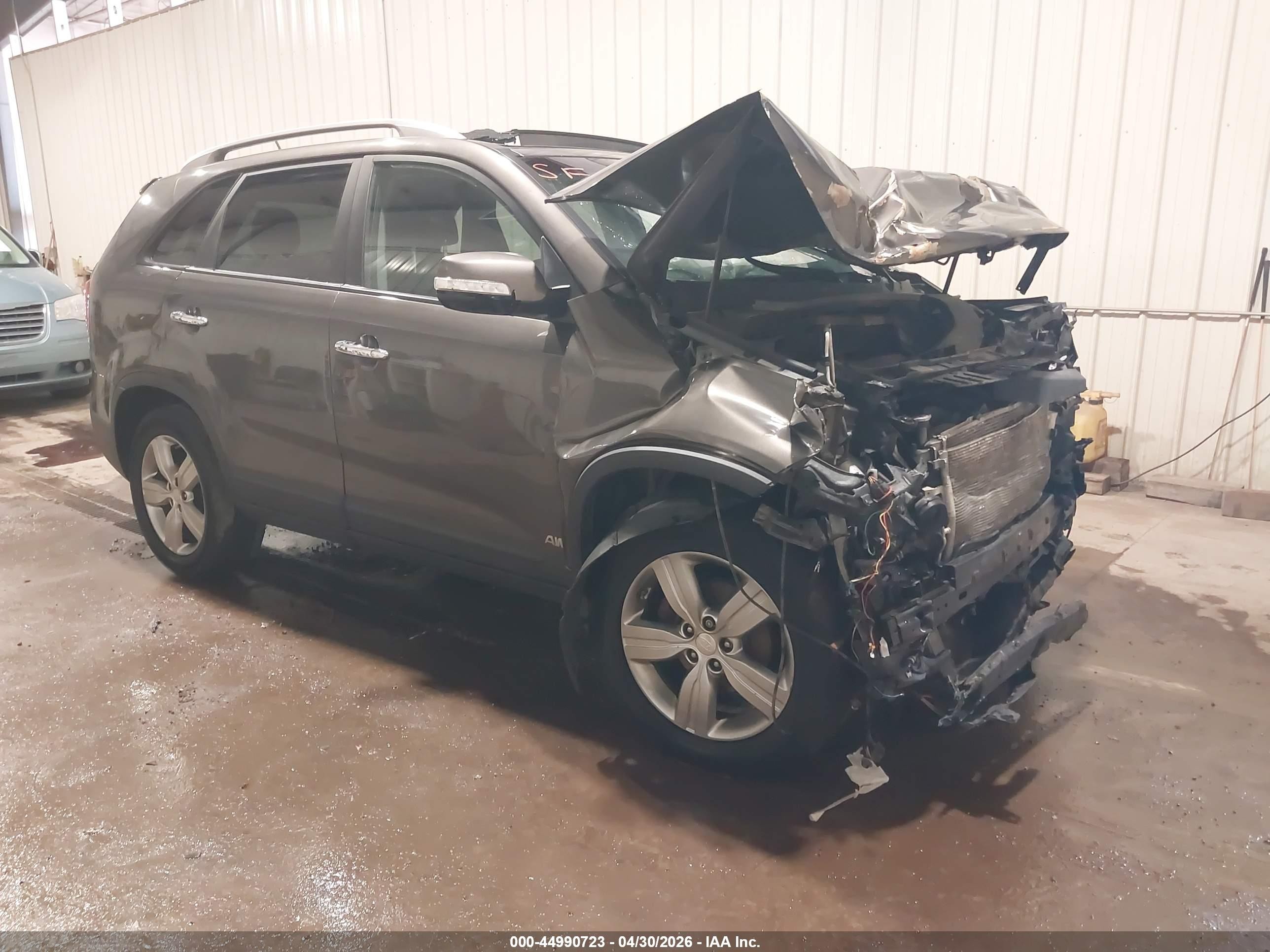 2013 Kia Sorento Ex V6 Серый vin: 5XYKUDA28DG394271