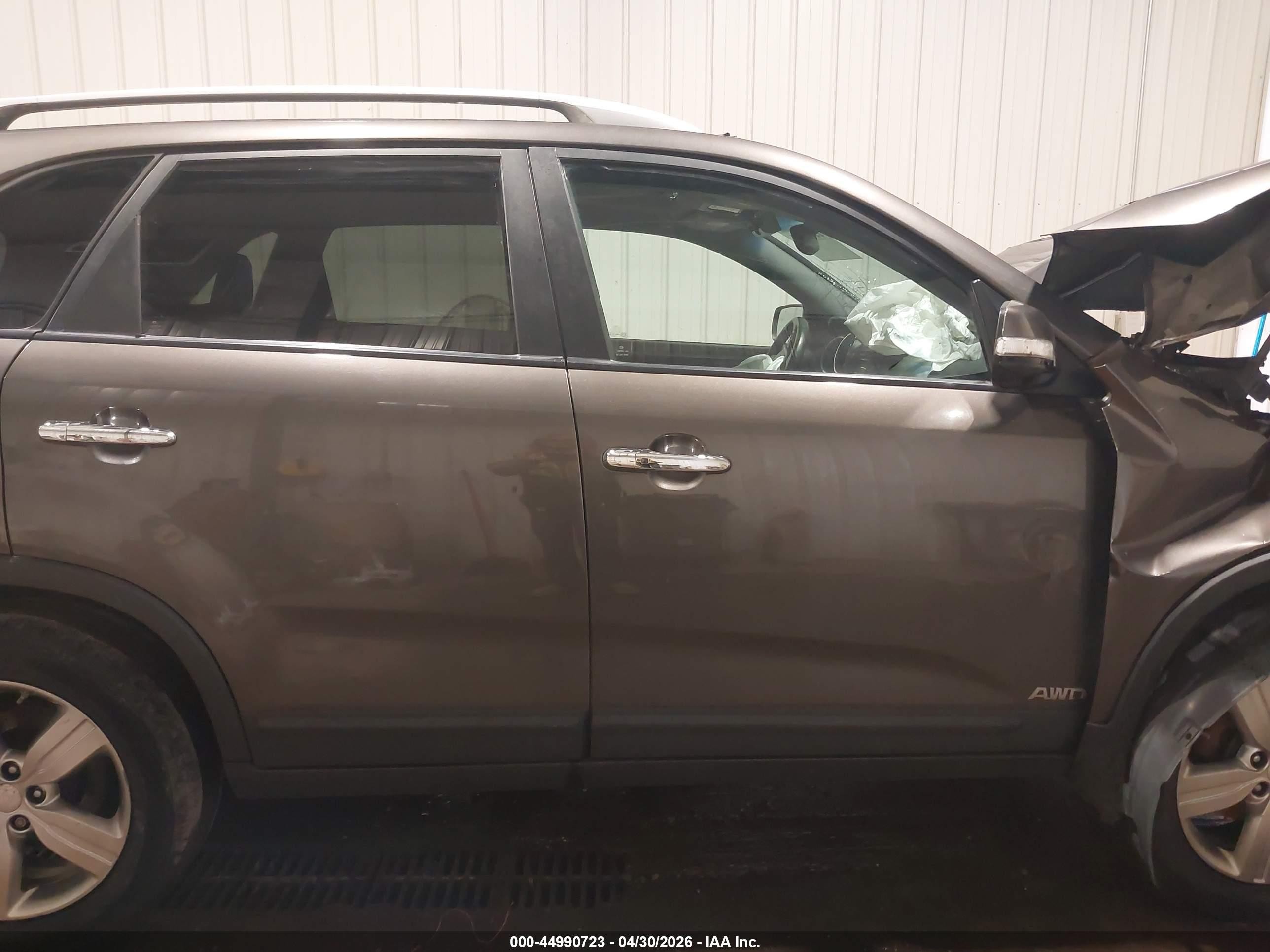 2013 Kia Sorento Ex V6 Серый vin: 5XYKUDA28DG394271