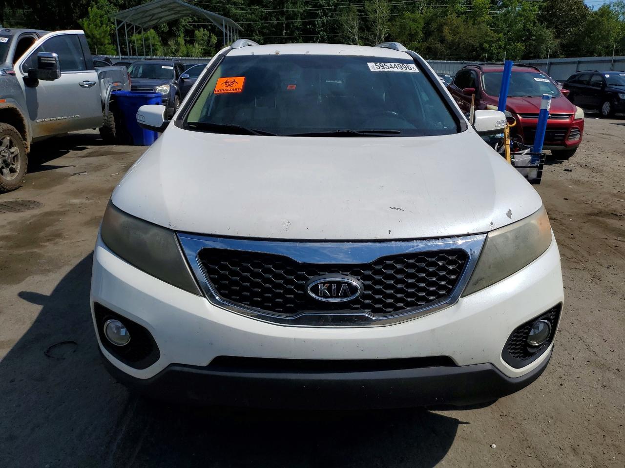 2011 Kia Sorento Ex White vin: 5XYKUDA29BG153851