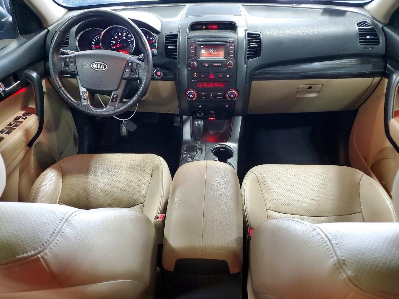 2013 Kia Sorento Ex Burgundy vin: 5XYKUDA29DG403592