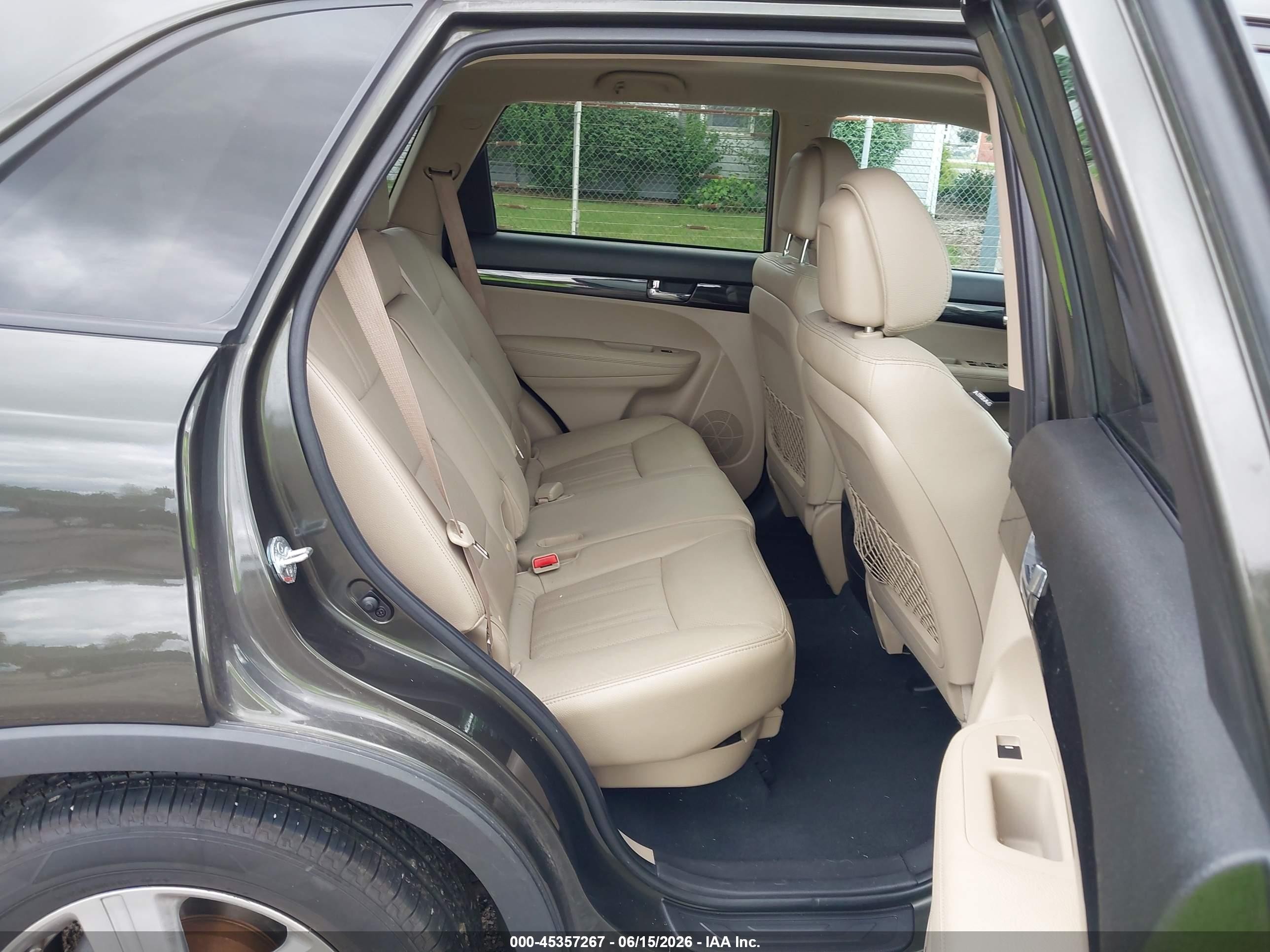 2012 Kia Sorento Ex V6 Зеленый vin: 5XYKUDA2XCG189890