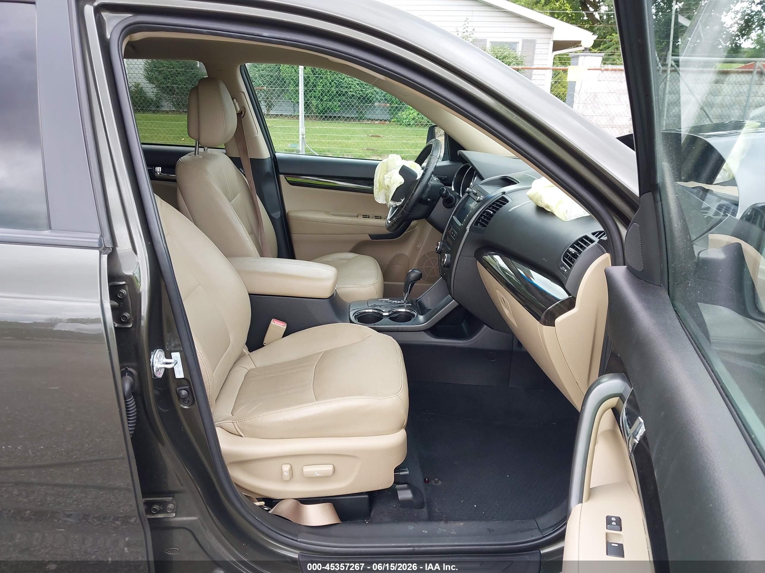 2012 Kia Sorento Ex V6 Зеленый vin: 5XYKUDA2XCG189890