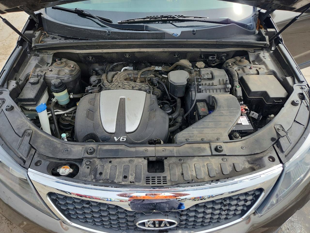 2012 Kia Sorento Ex Brown vin: 5XYKUDA2XCG286488
