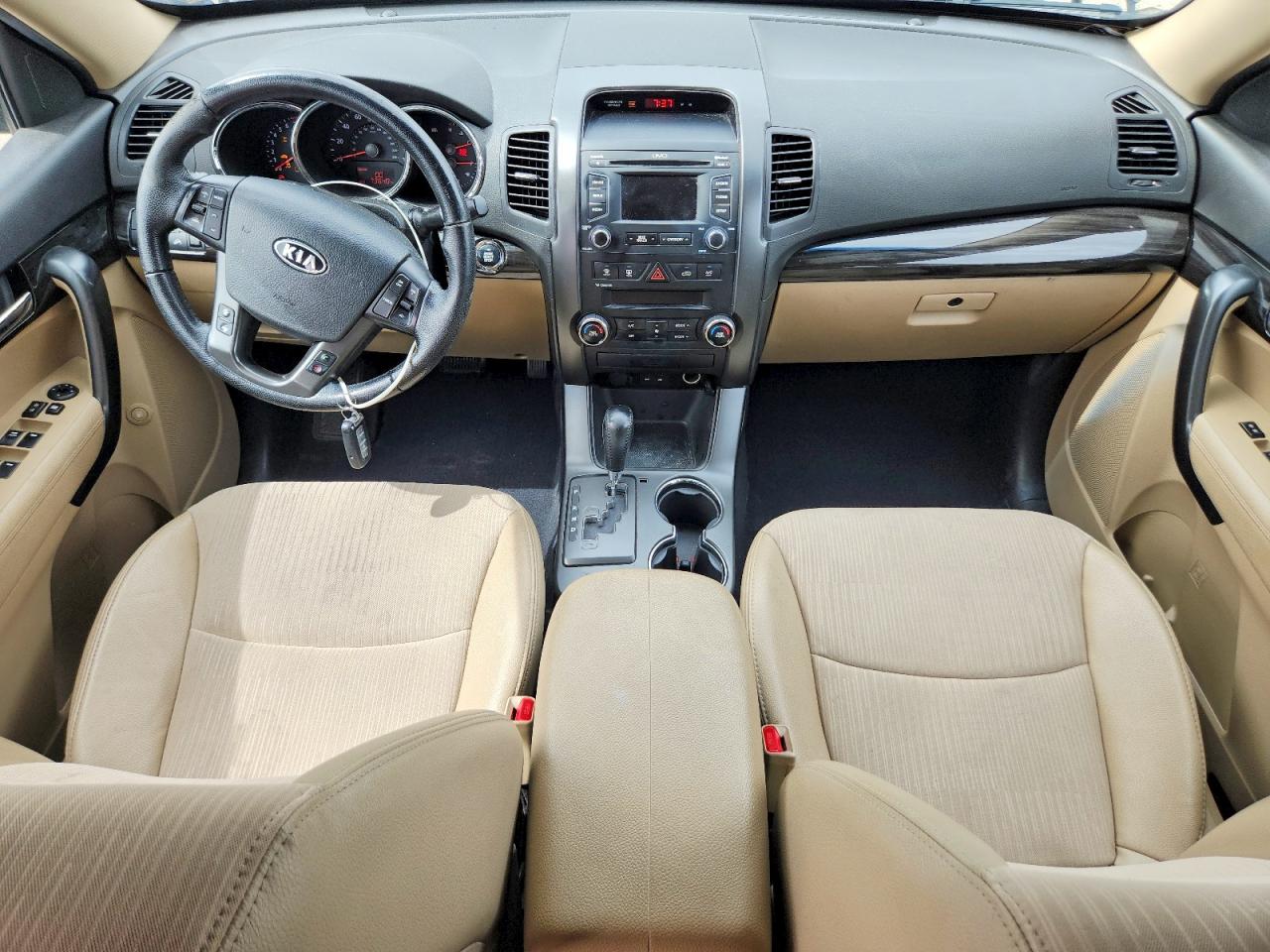 2012 Kia Sorento Ex Brown vin: 5XYKUDA2XCG286488