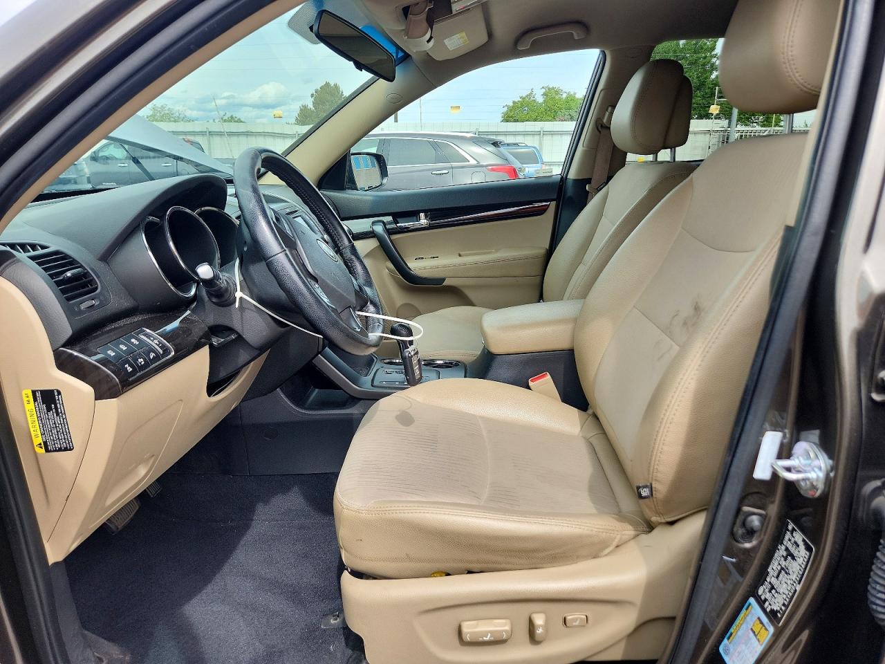 2012 Kia Sorento Ex Brown vin: 5XYKUDA2XCG286488