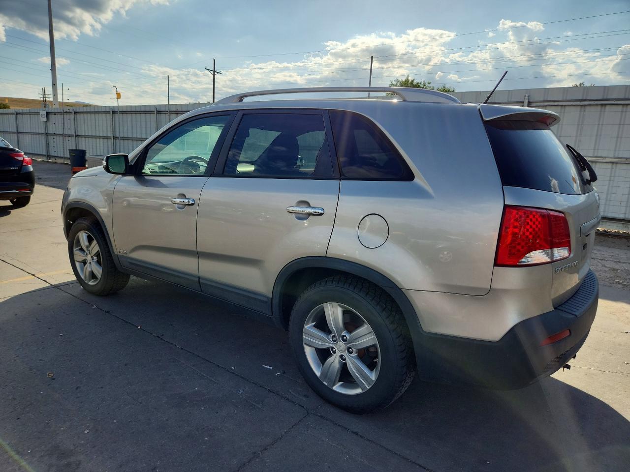 2013 Kia Sorento Ex Silver vin: 5XYKUDA2XDG336985