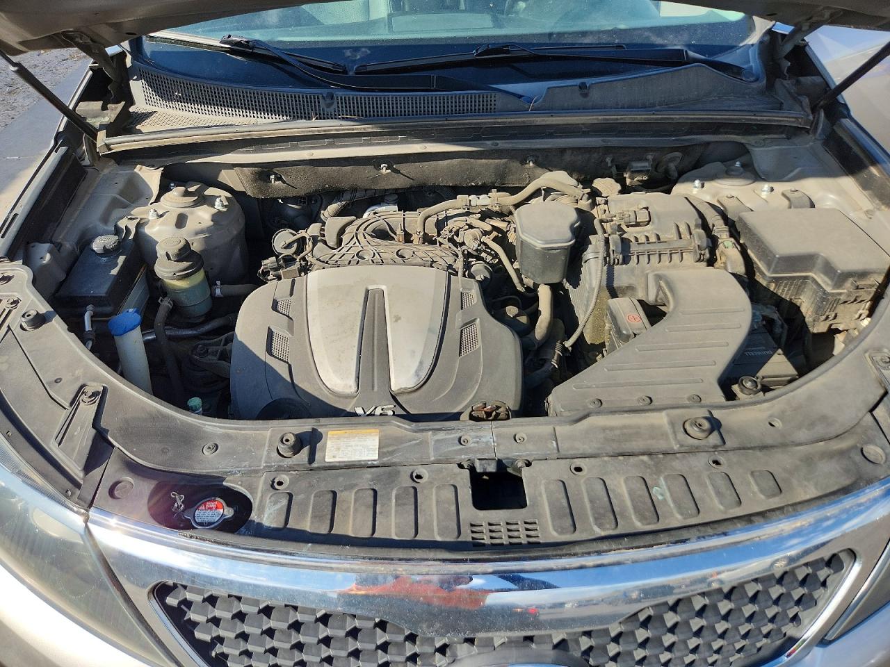 2013 Kia Sorento Ex Silver vin: 5XYKUDA2XDG336985