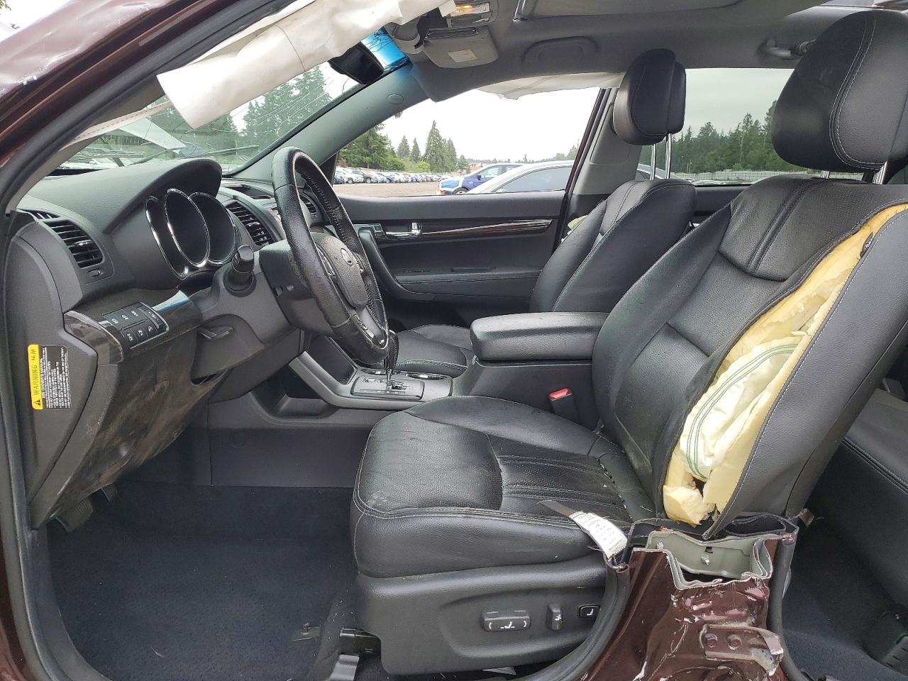 2013 Kia Sorento Ex Maroon vin: 5XYKUDA2XDG346612