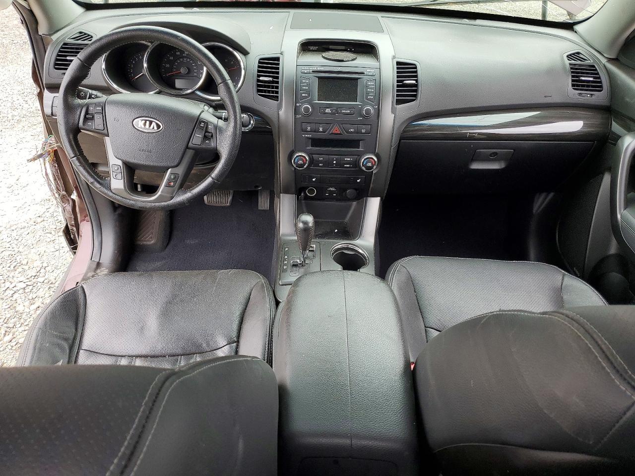 2013 Kia Sorento Ex Maroon vin: 5XYKUDA2XDG346612