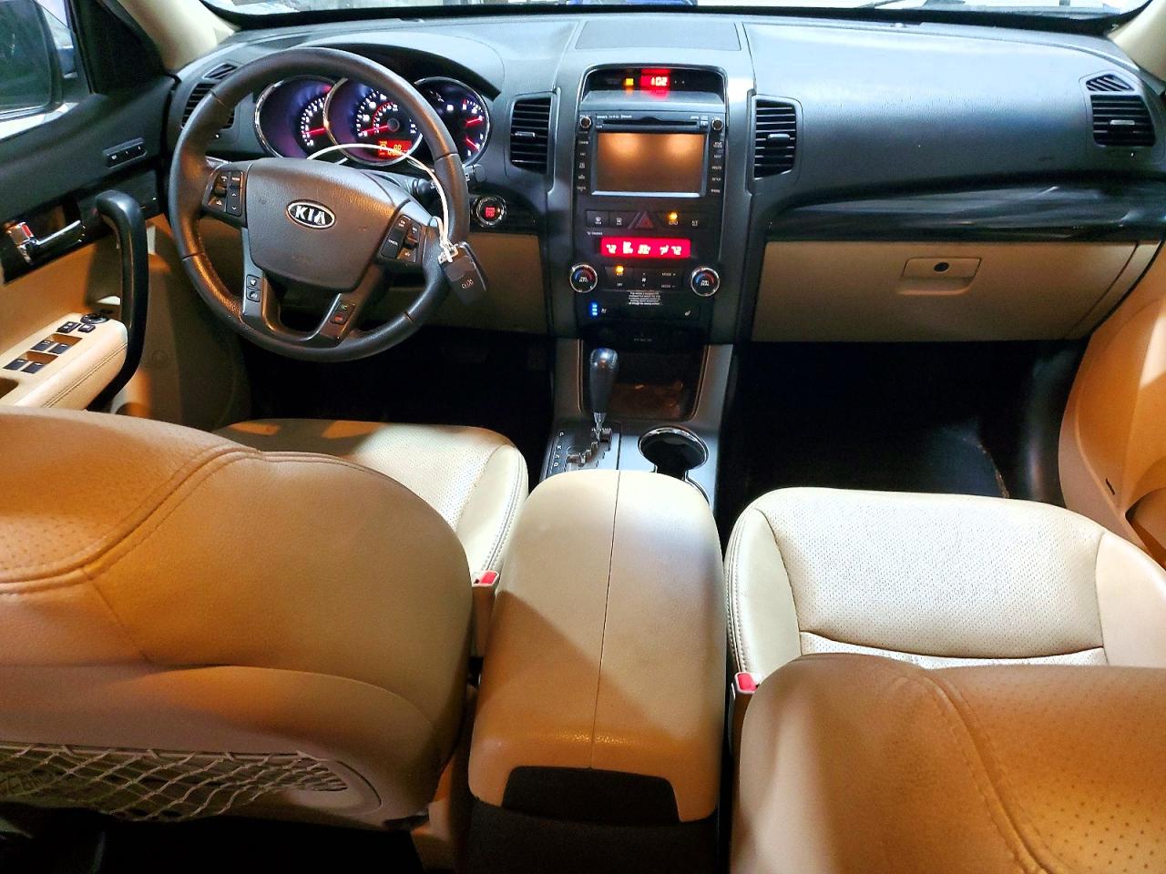 2013 Kia Sorento Ex White vin: 5XYKUDA2XDG412852