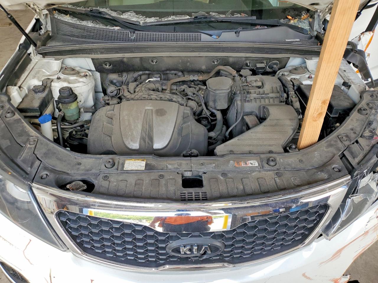 2013 Kia Sorento Ex White vin: 5XYKUDA2XDG412852