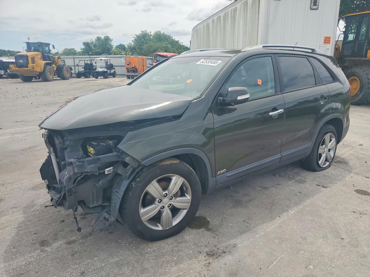 2013 Kia Sorento Ex Gray vin: 5XYKUDA61DG316921