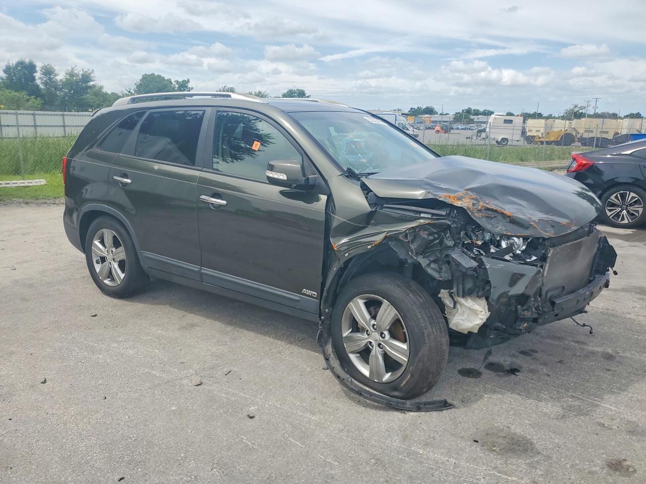2013 Kia Sorento Ex Gray vin: 5XYKUDA61DG316921