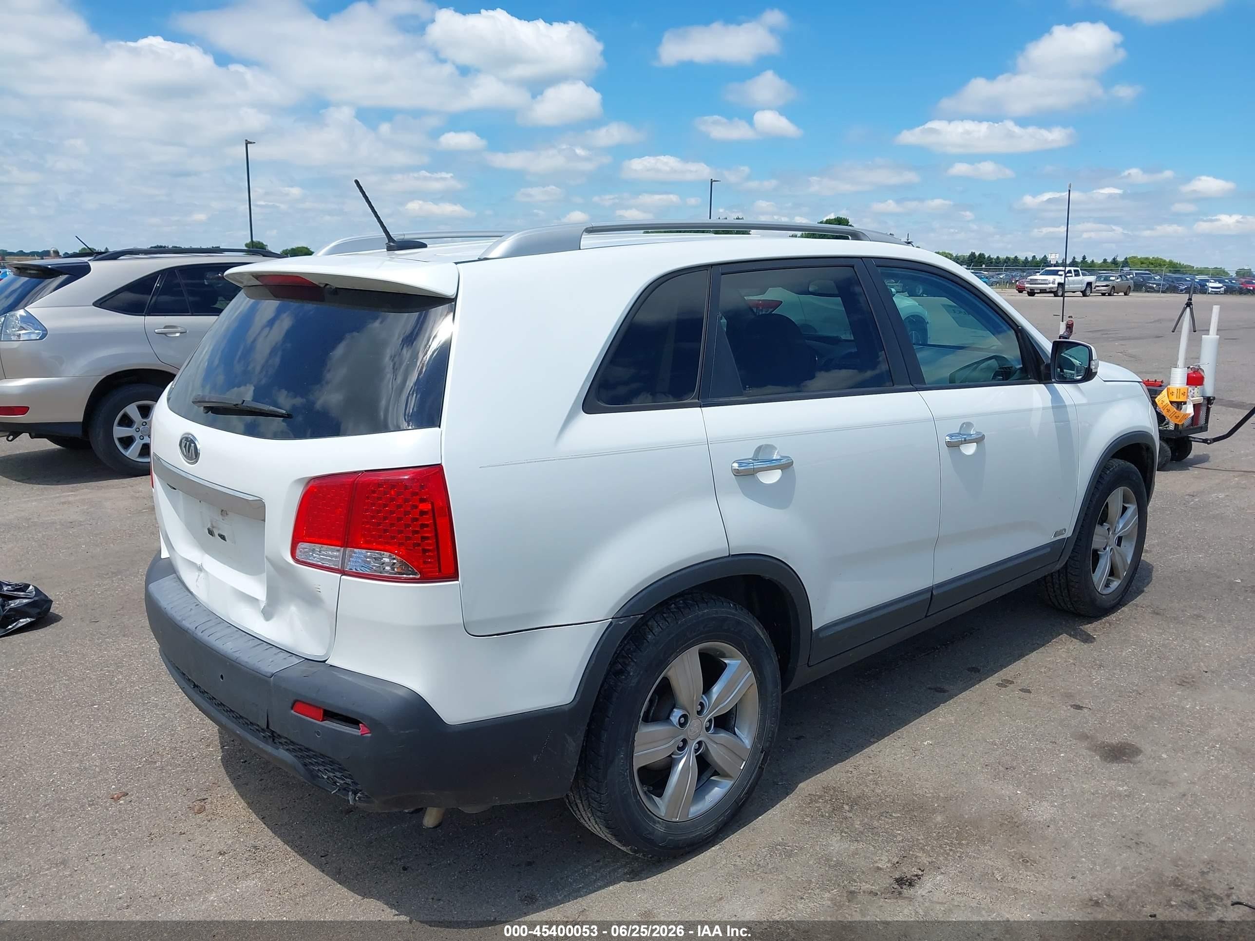 2012 Kia Sorento Ex Белый vin: 5XYKUDA64CG277191