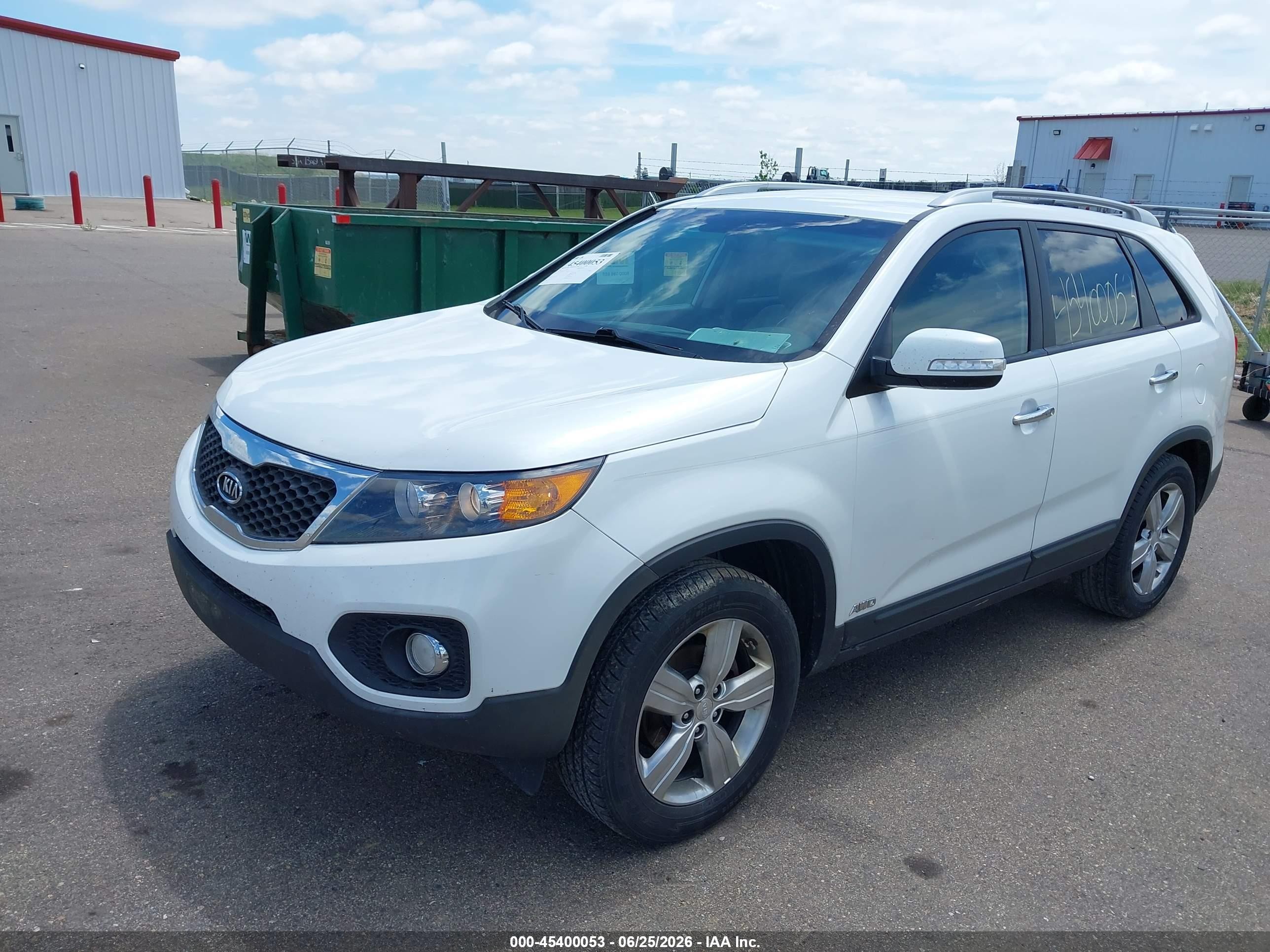 2012 Kia Sorento Ex Белый vin: 5XYKUDA64CG277191
