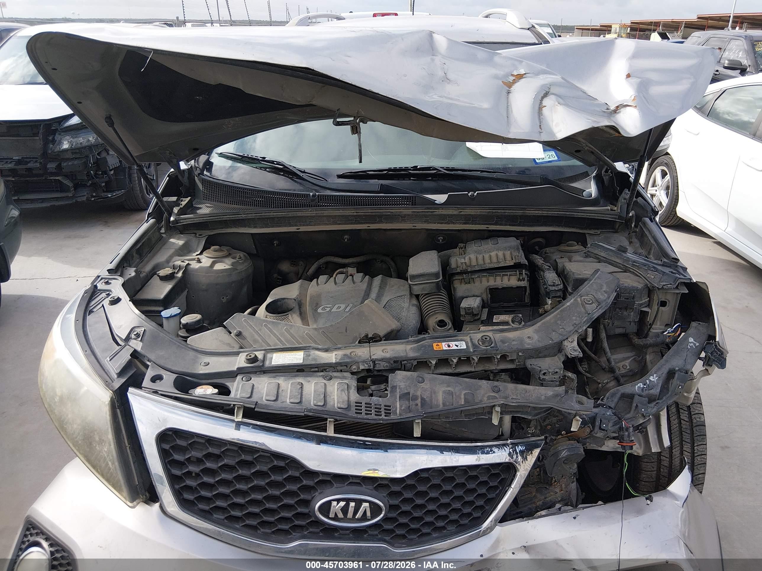 2013 Kia Sorento Ex Beige vin: 5XYKUDA64DG416544