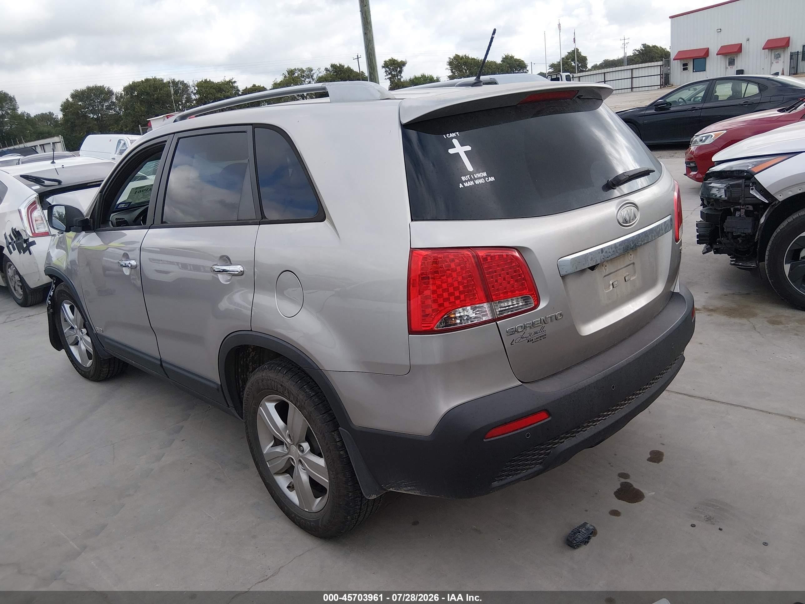 2013 Kia Sorento Ex Beige vin: 5XYKUDA64DG416544