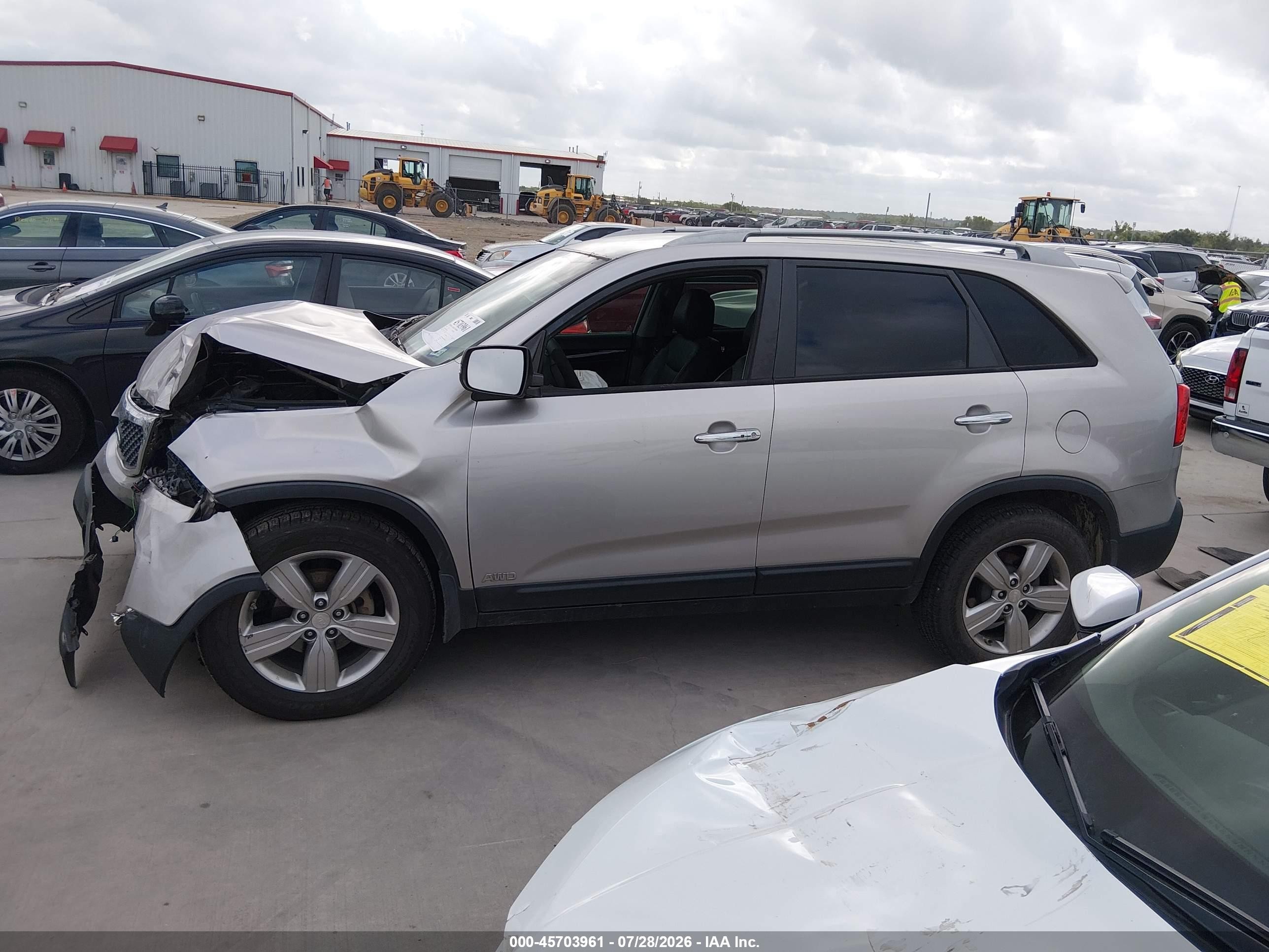 2013 Kia Sorento Ex Beige vin: 5XYKUDA64DG416544