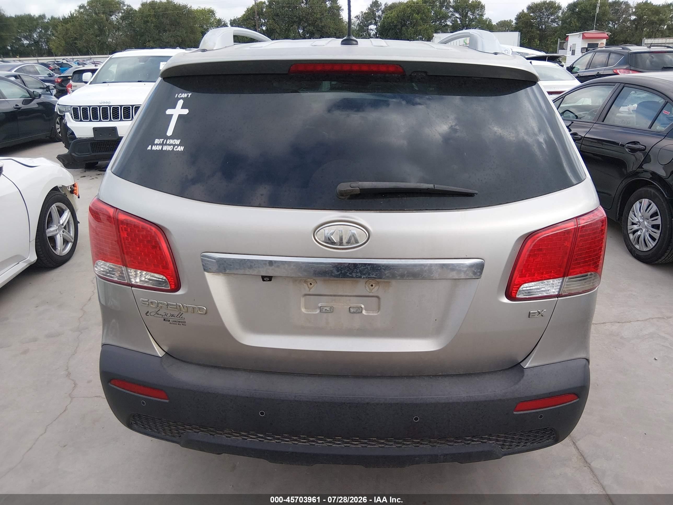 2013 Kia Sorento Ex Beige vin: 5XYKUDA64DG416544