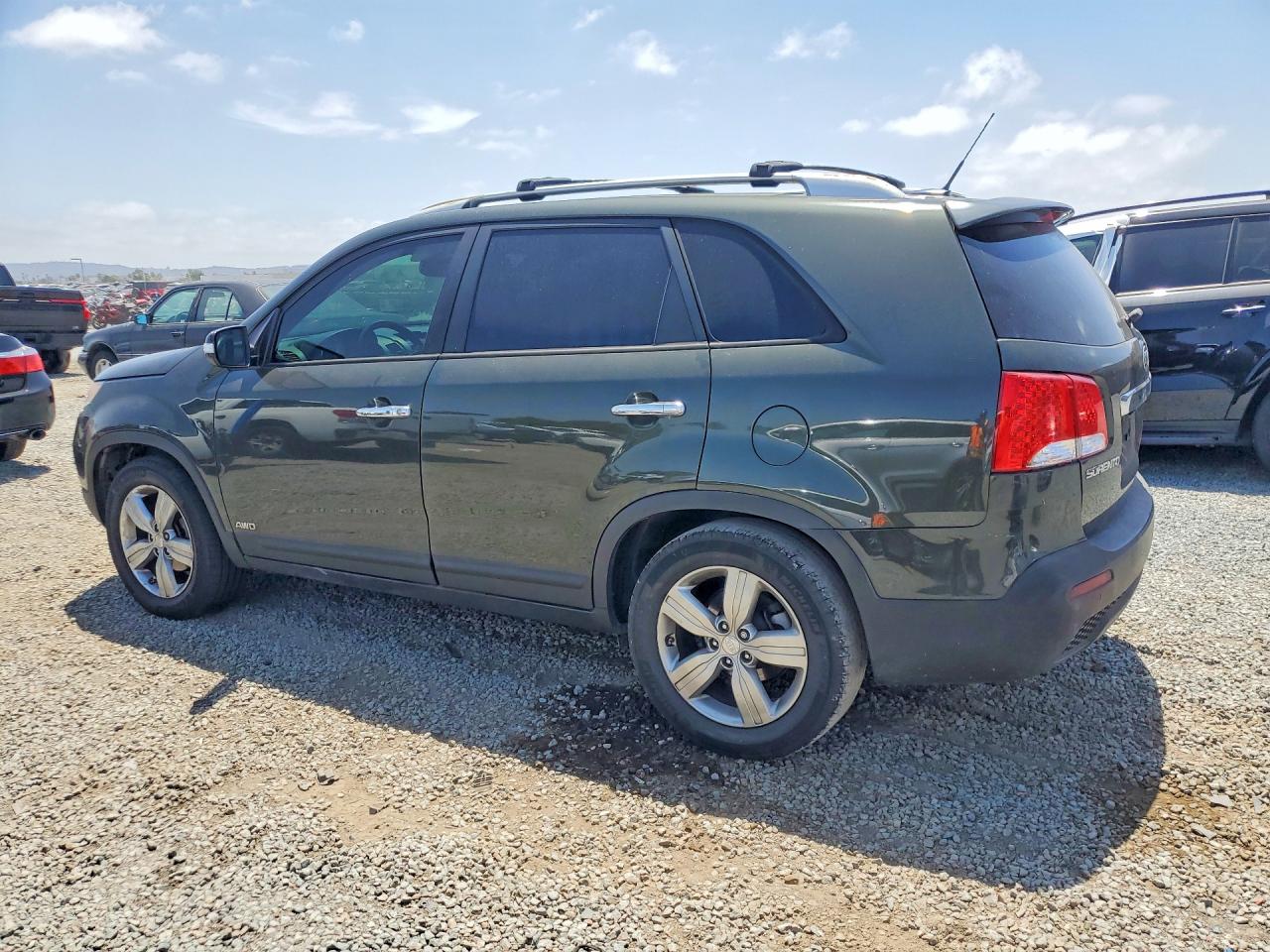 2013 Kia Sorento Ex Green vin: 5XYKUDA65DG334287
