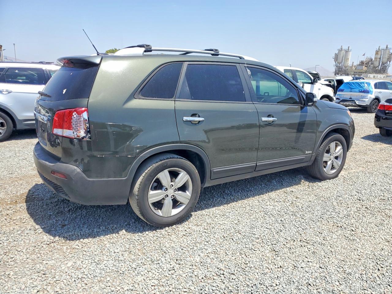 2013 Kia Sorento Ex Green vin: 5XYKUDA65DG334287