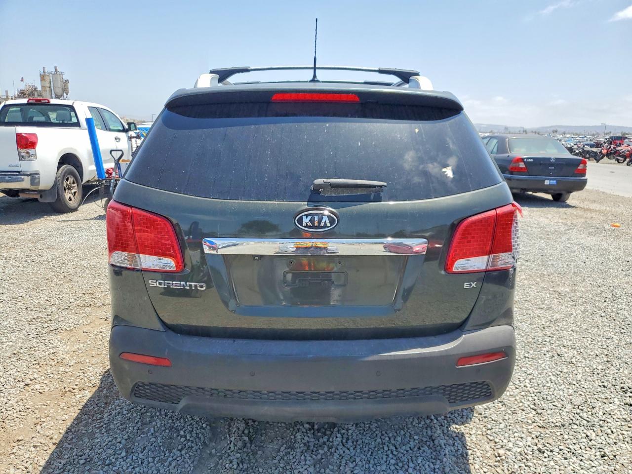 2013 Kia Sorento Ex Green vin: 5XYKUDA65DG334287
